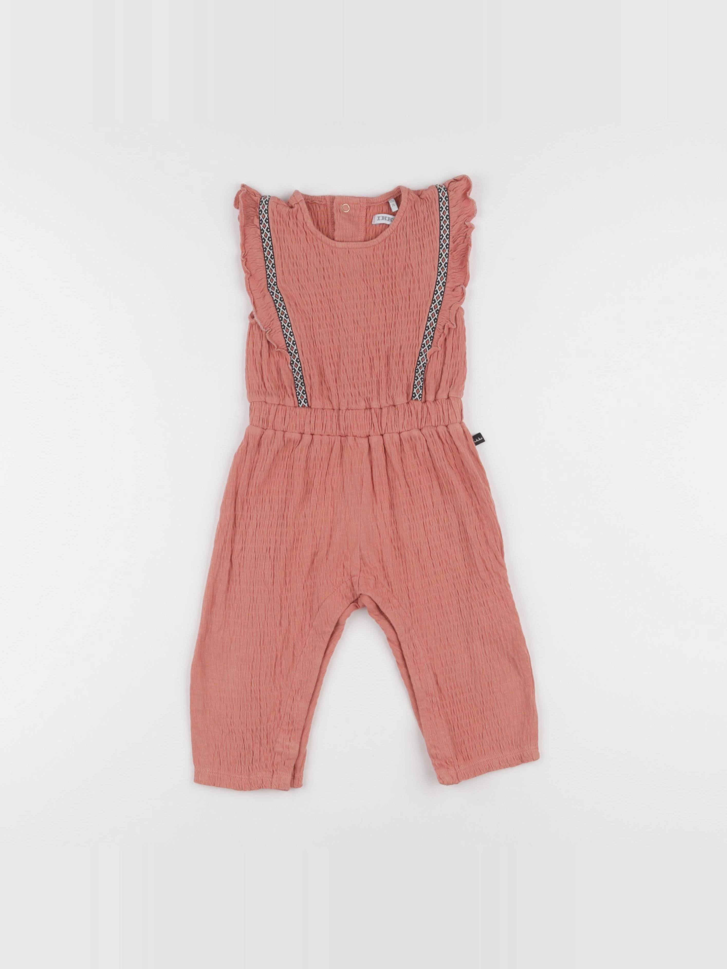 IKKS - combinaison rose - 12 mois