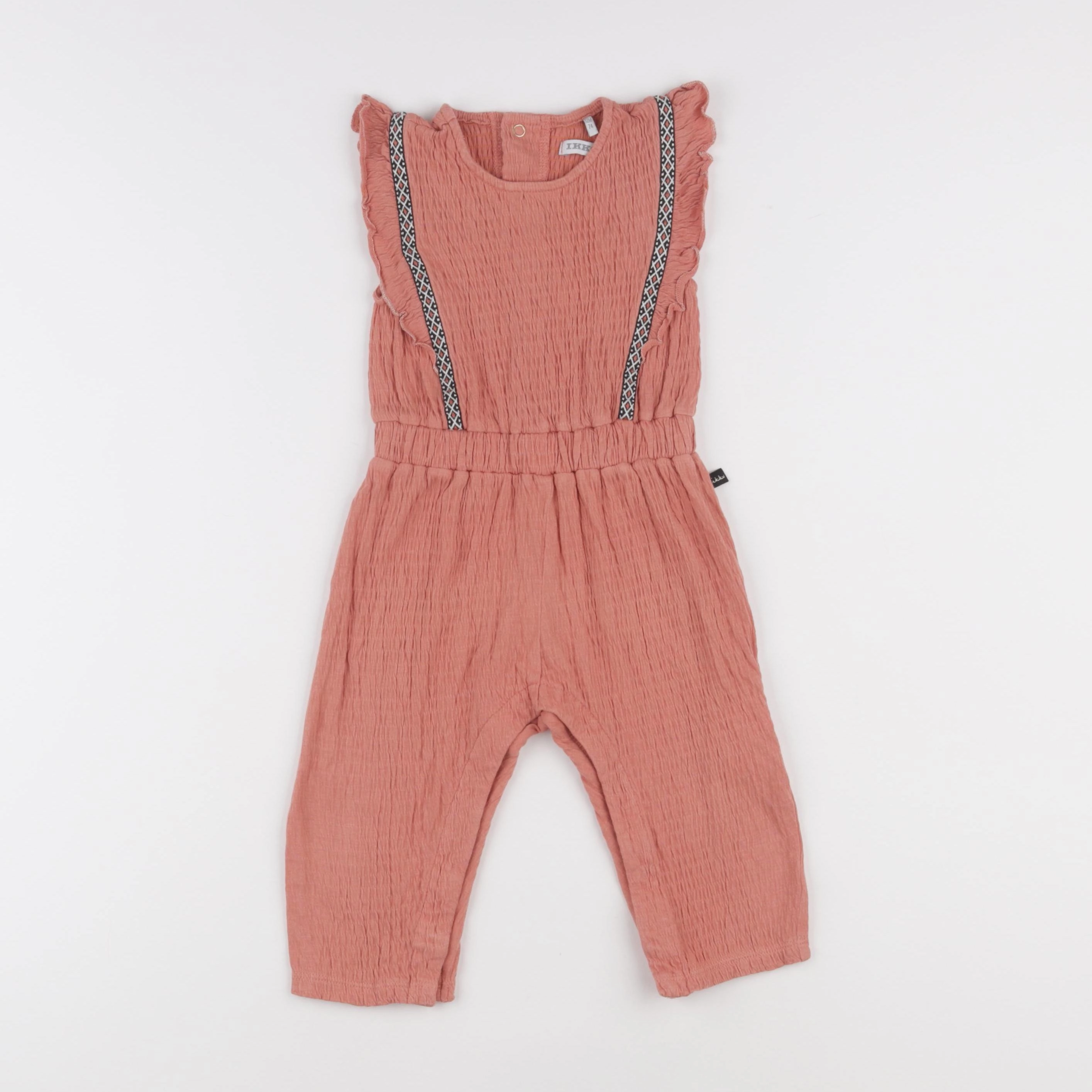 IKKS - combinaison rose - 12 mois