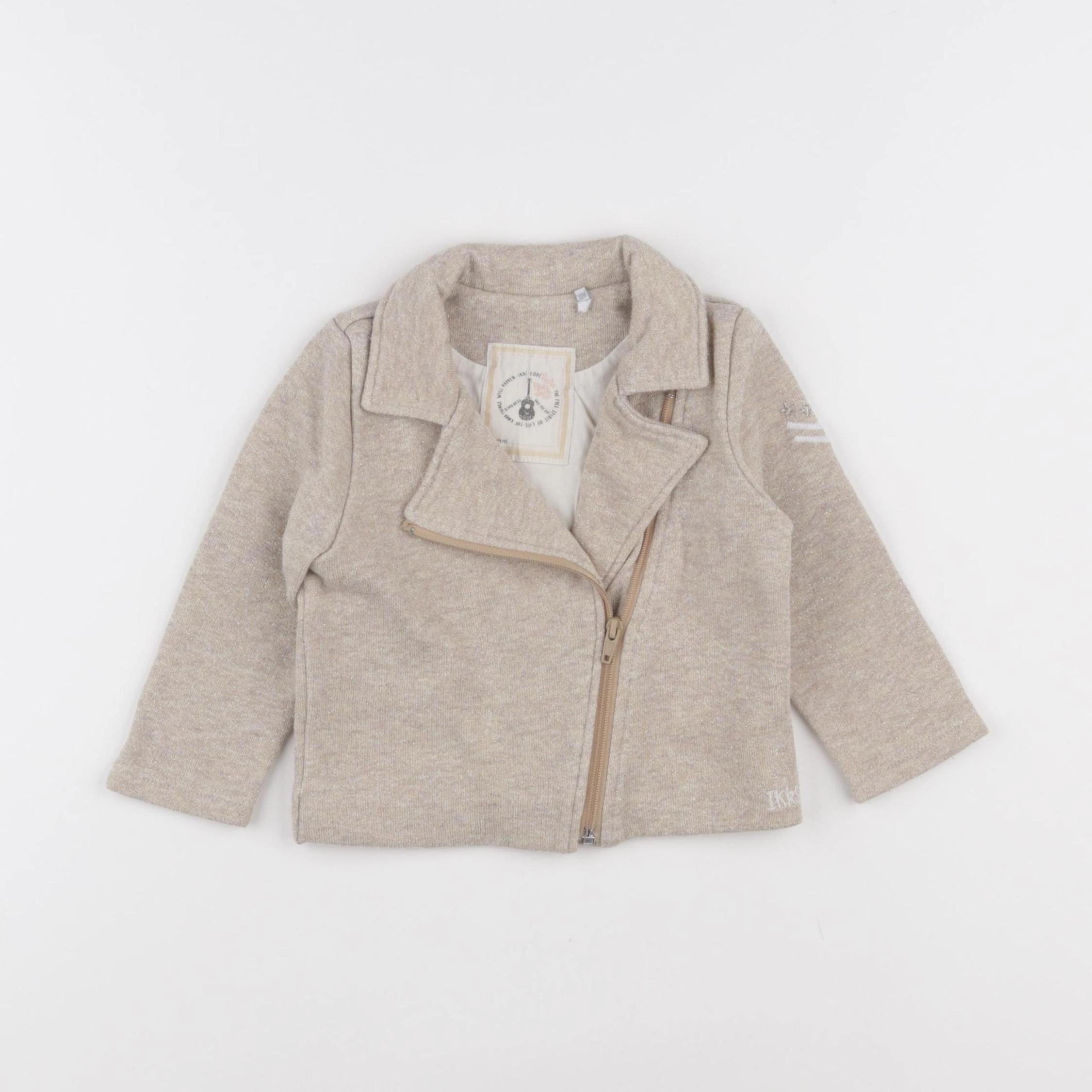 IKKS - sweat beige, or - 18 mois