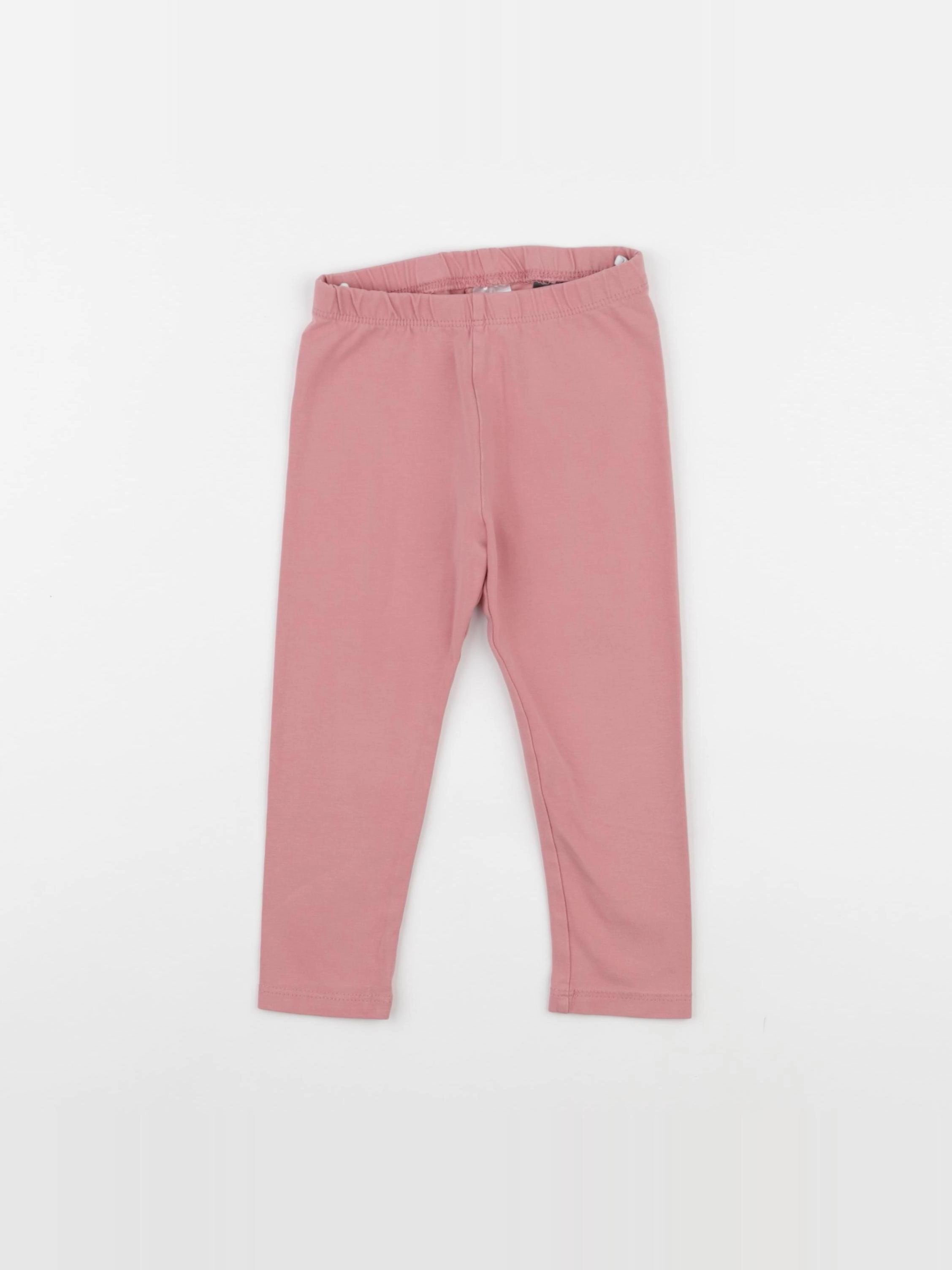 H&M - legging rose - 12/18 mois