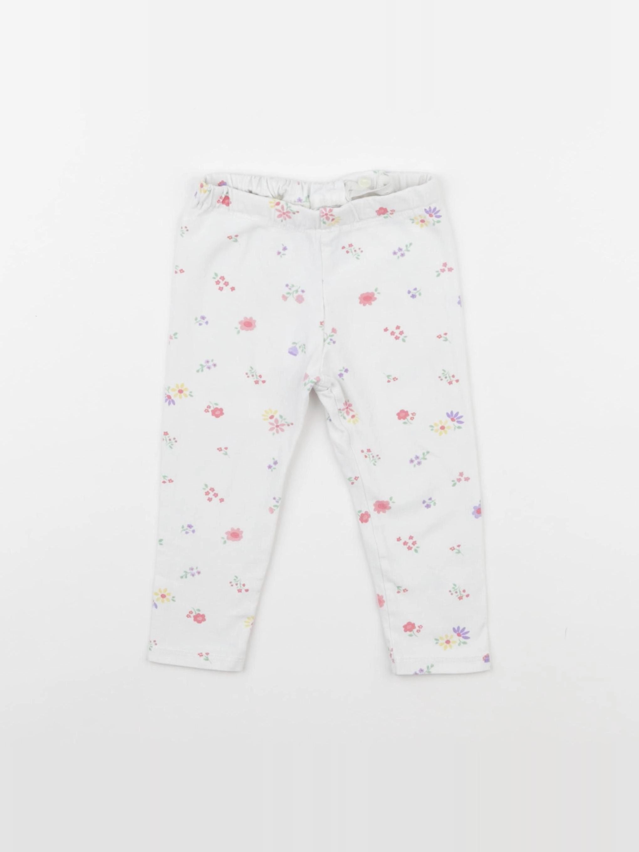 H&M - legging blanc - 12/18 mois