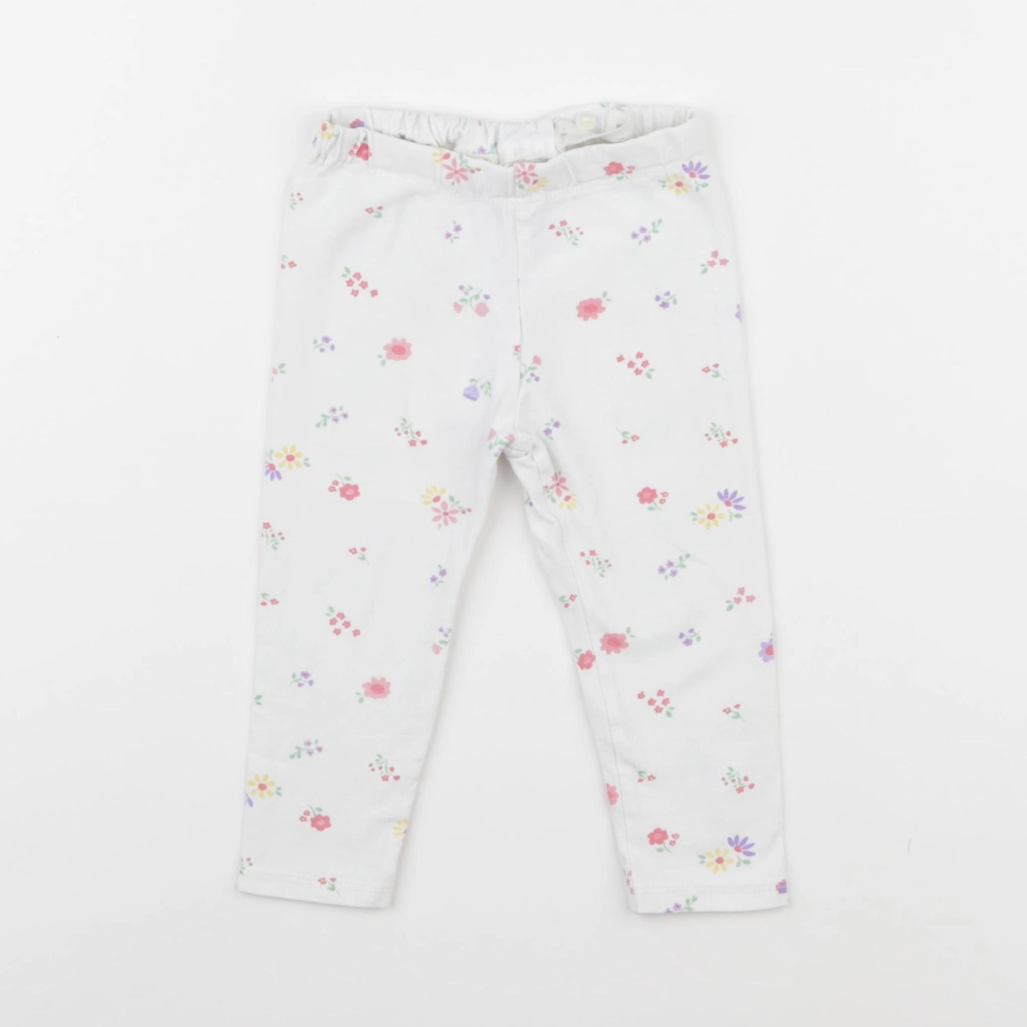 H&M - legging blanc - 12/18 mois