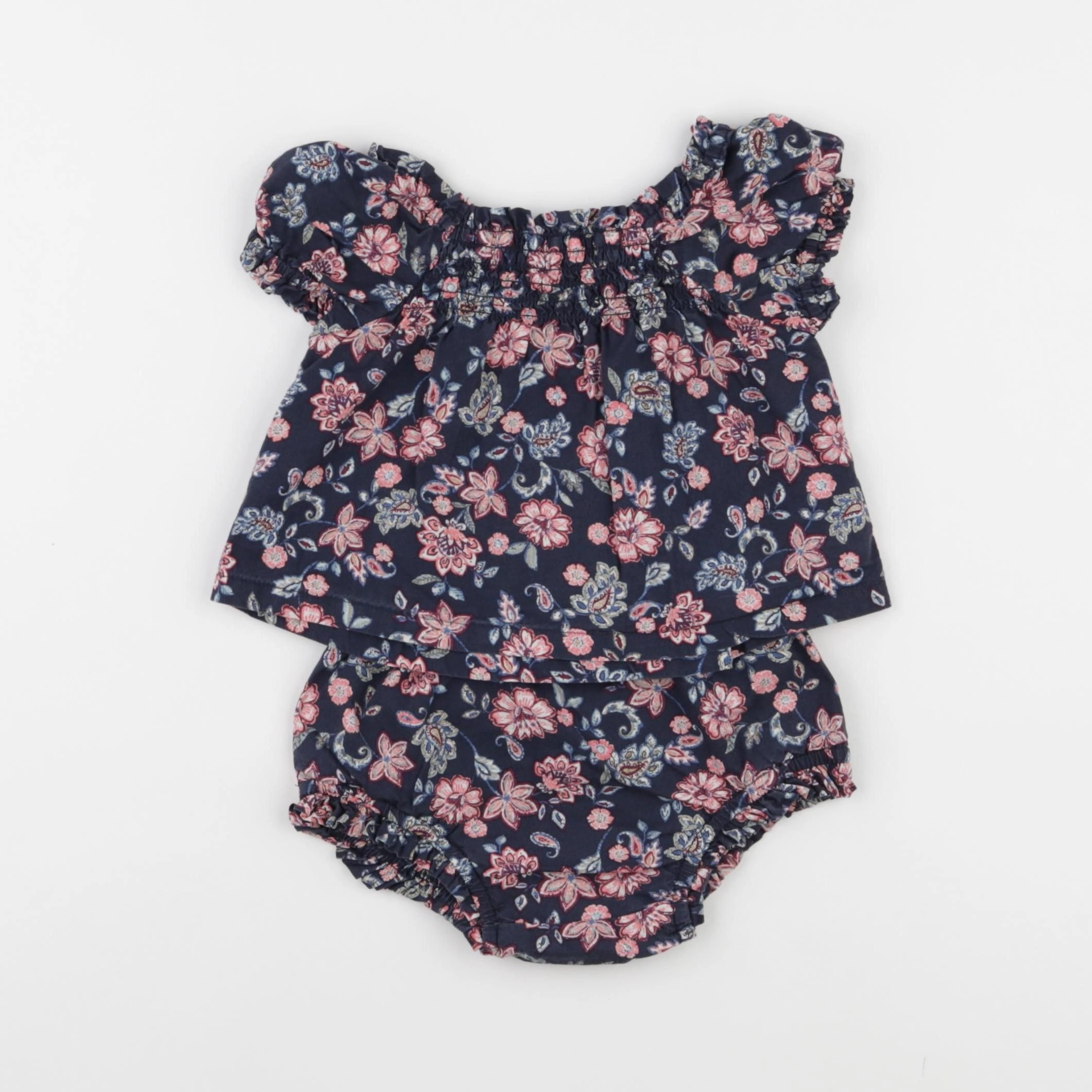 GAP - ensemble bleu - 6/12 mois
