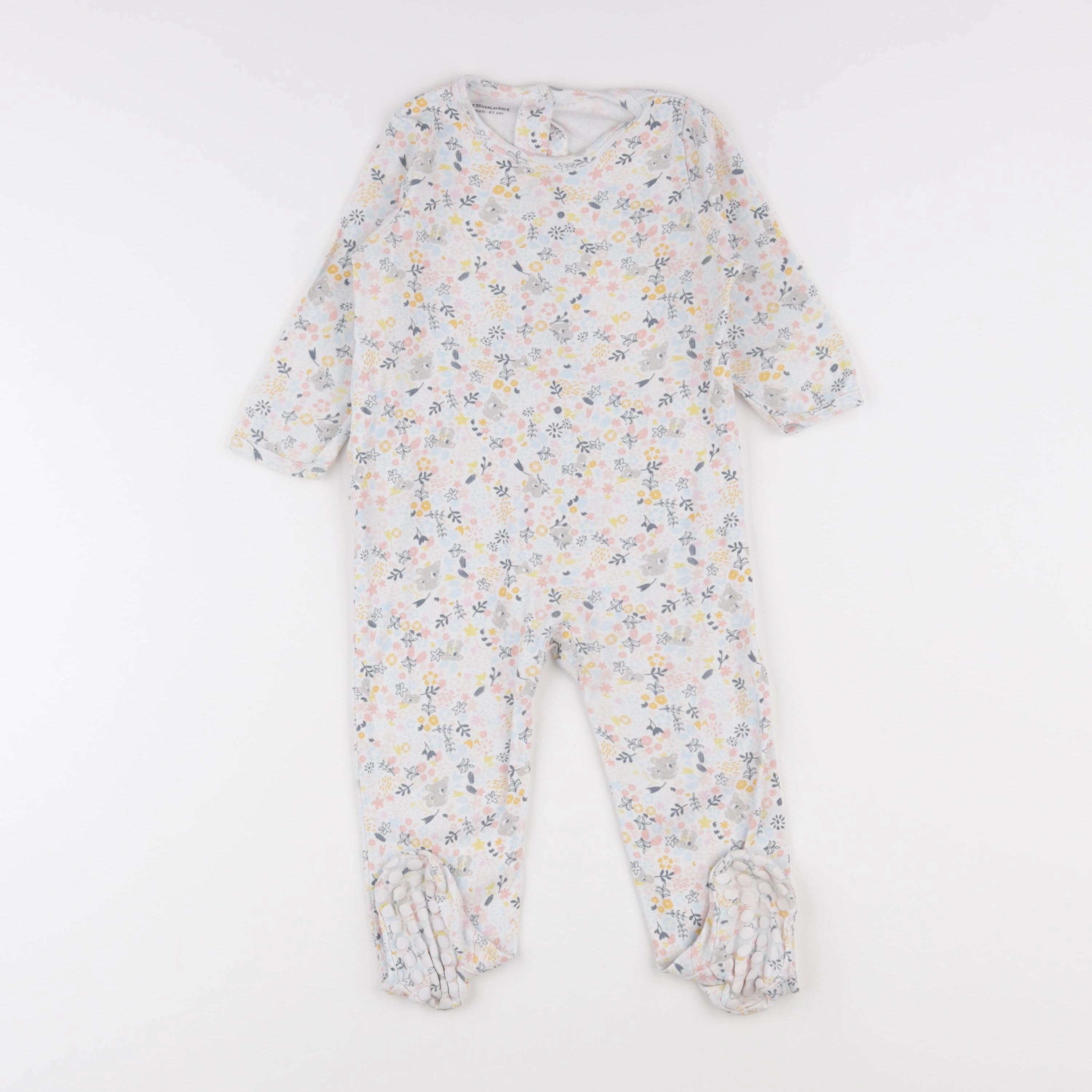 Vertbaudet - pyjama coton multicolore - 18 mois