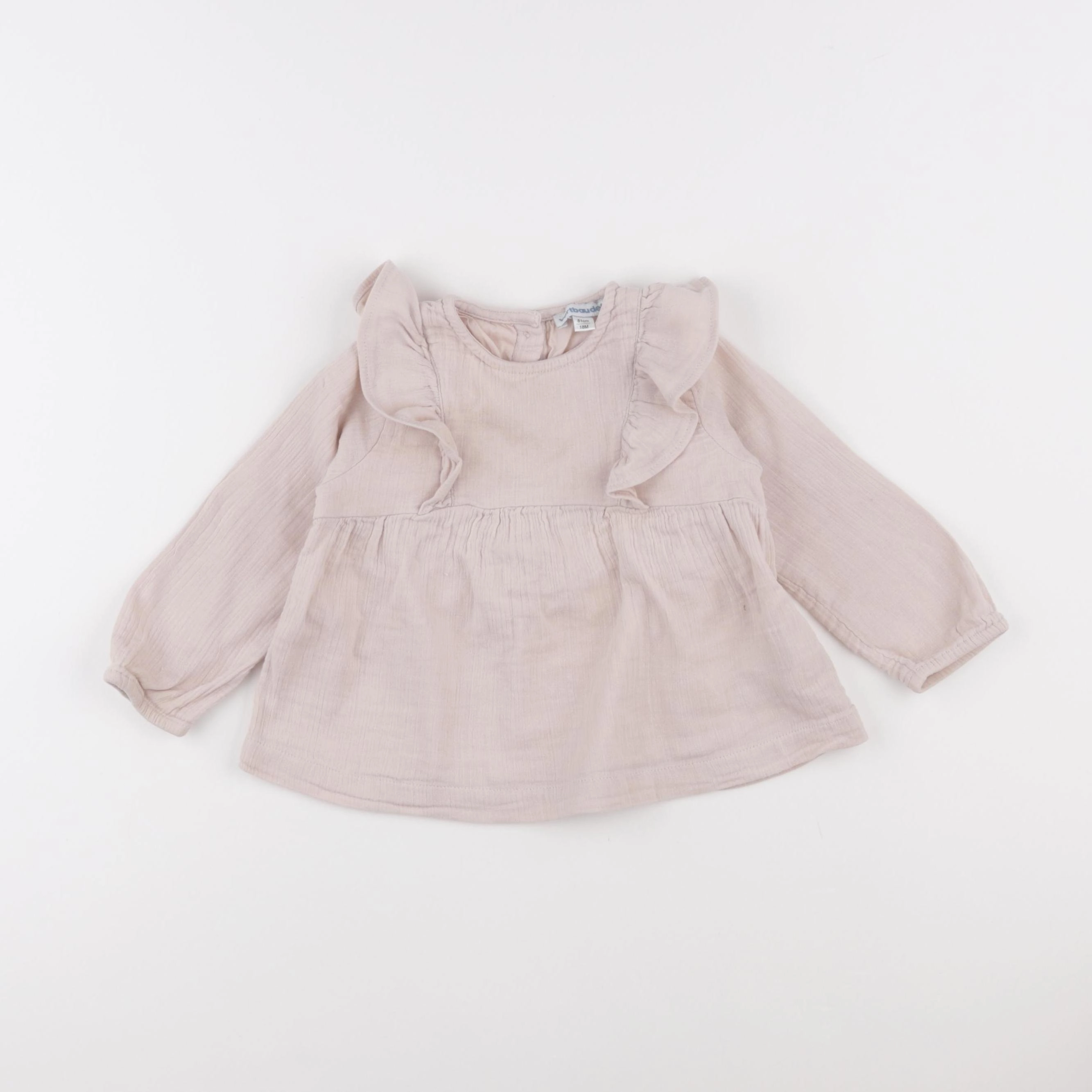 Vertbaudet - blouse rose - 18 mois