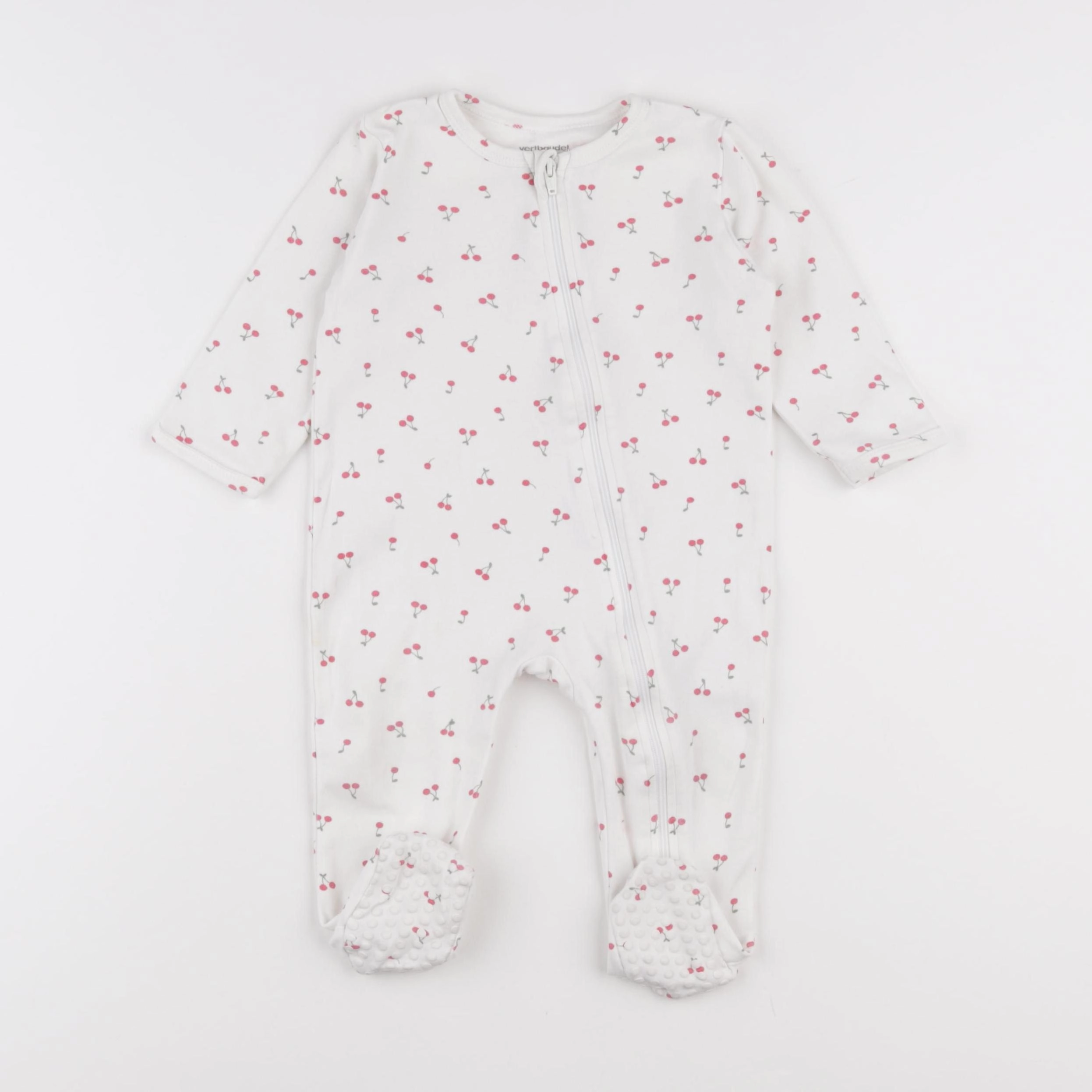Vertbaudet - pyjama coton rose - 9 mois