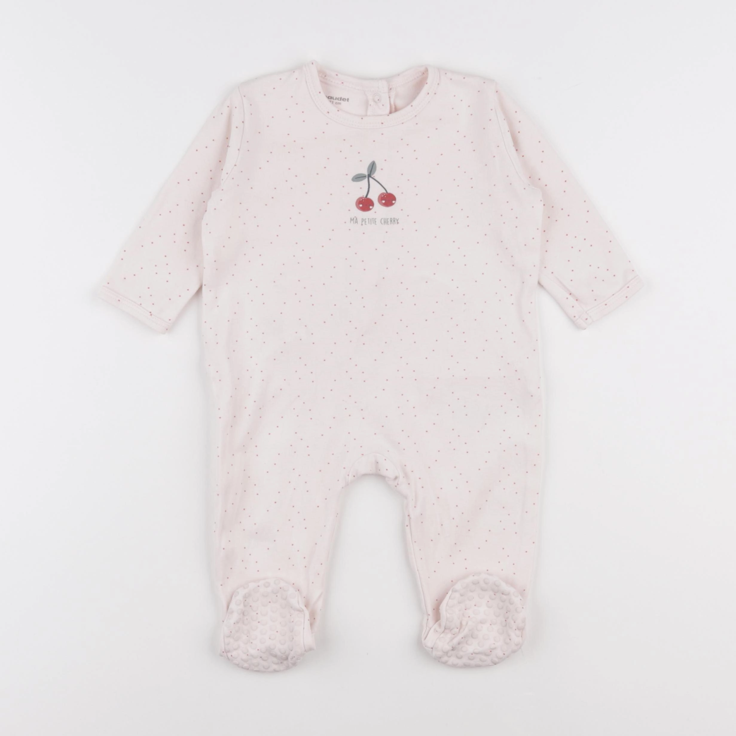 Vertbaudet - pyjama coton rose - 9 mois
