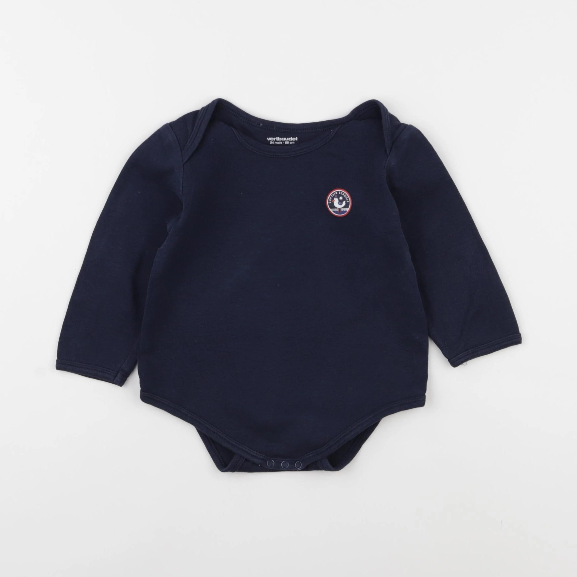 Vertbaudet - body bleu - 24 mois