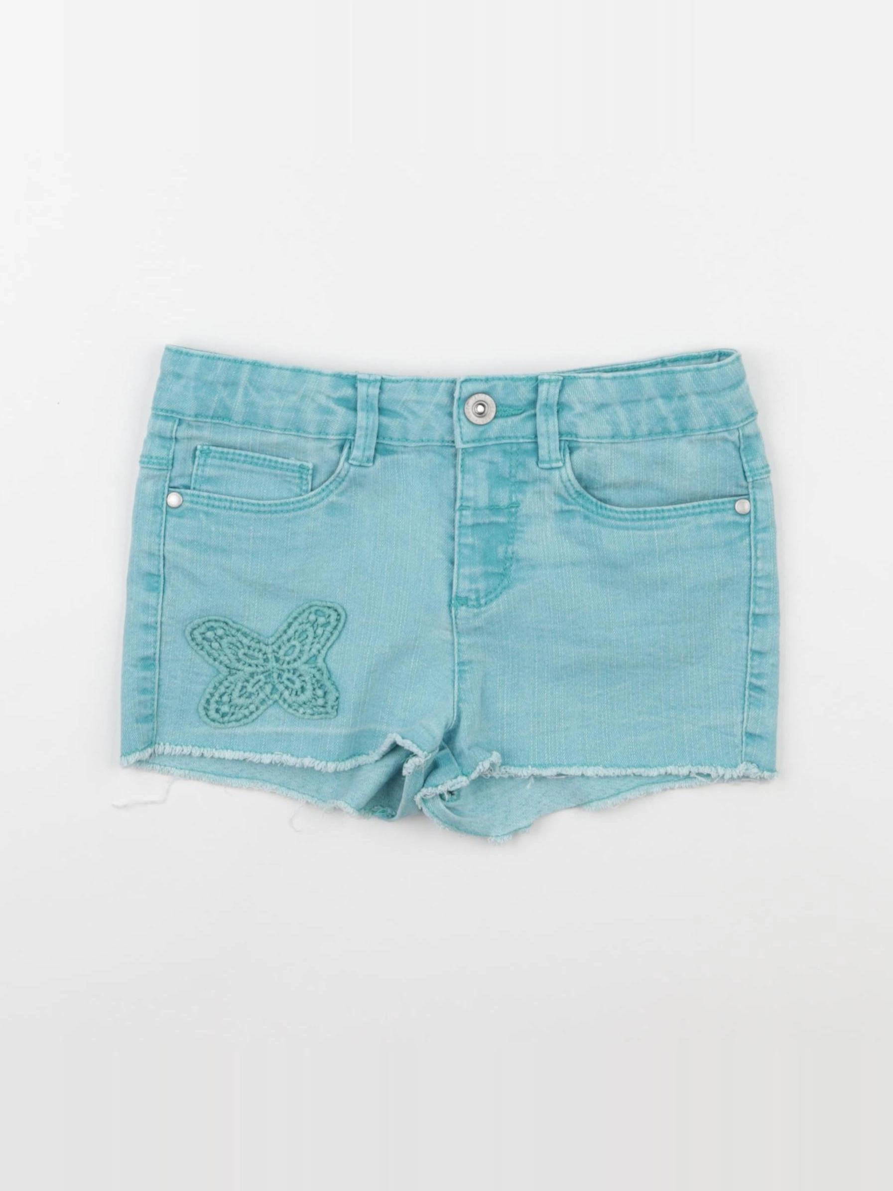 Vertbaudet - short vert - 8 ans