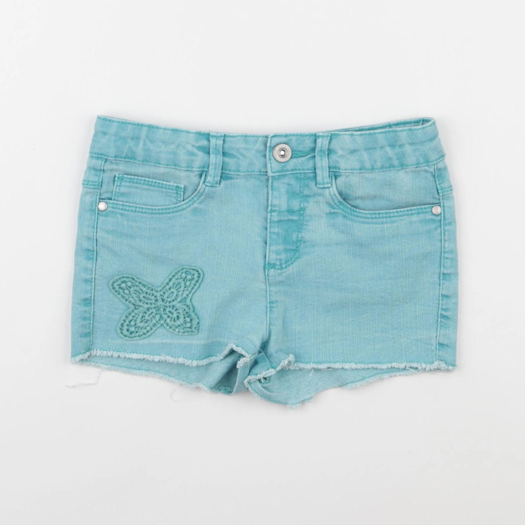 Vertbaudet - short vert - 8 ans