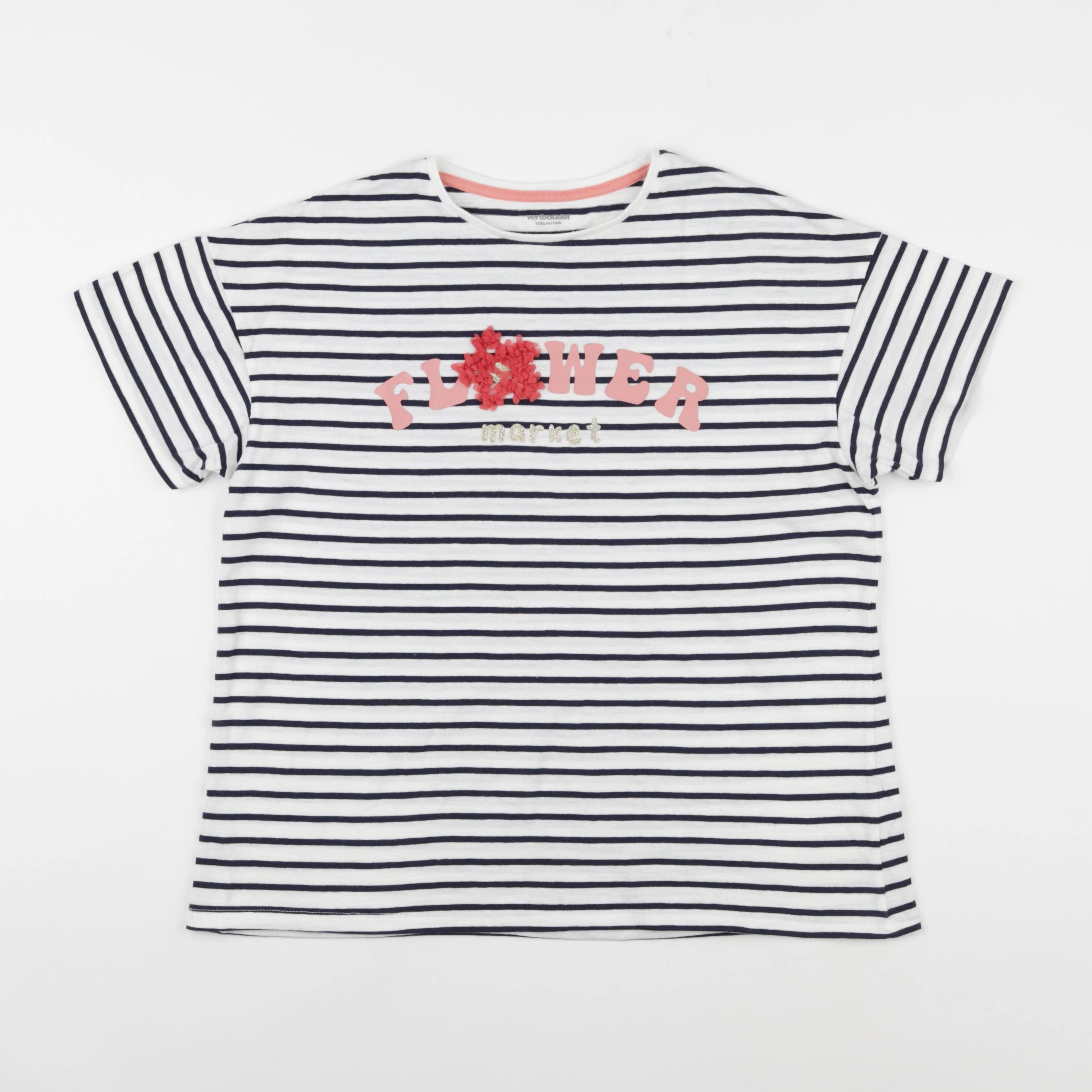Vertbaudet - tee-shirt bleu - 14 ans