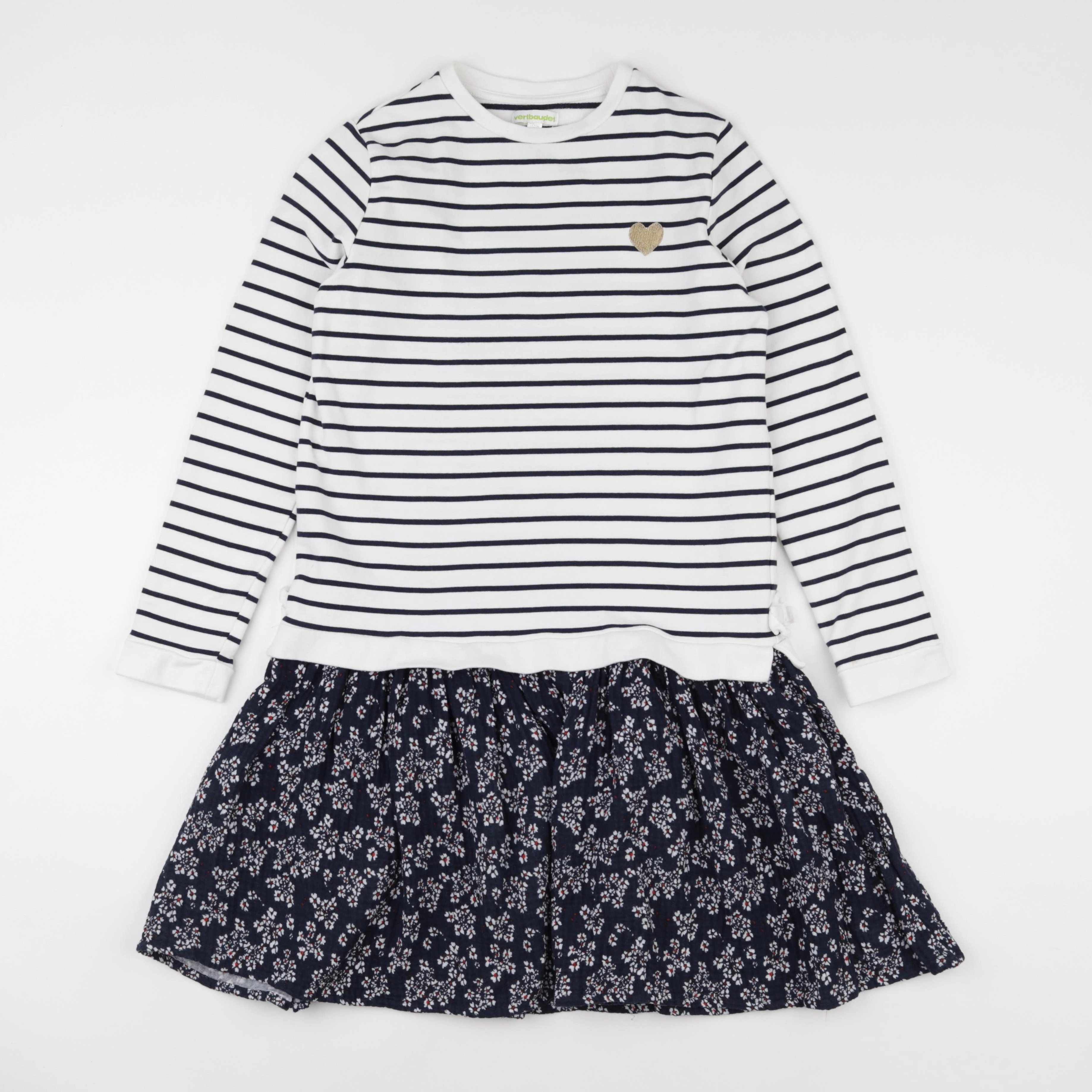 Vertbaudet - robe bleu - 12 ans