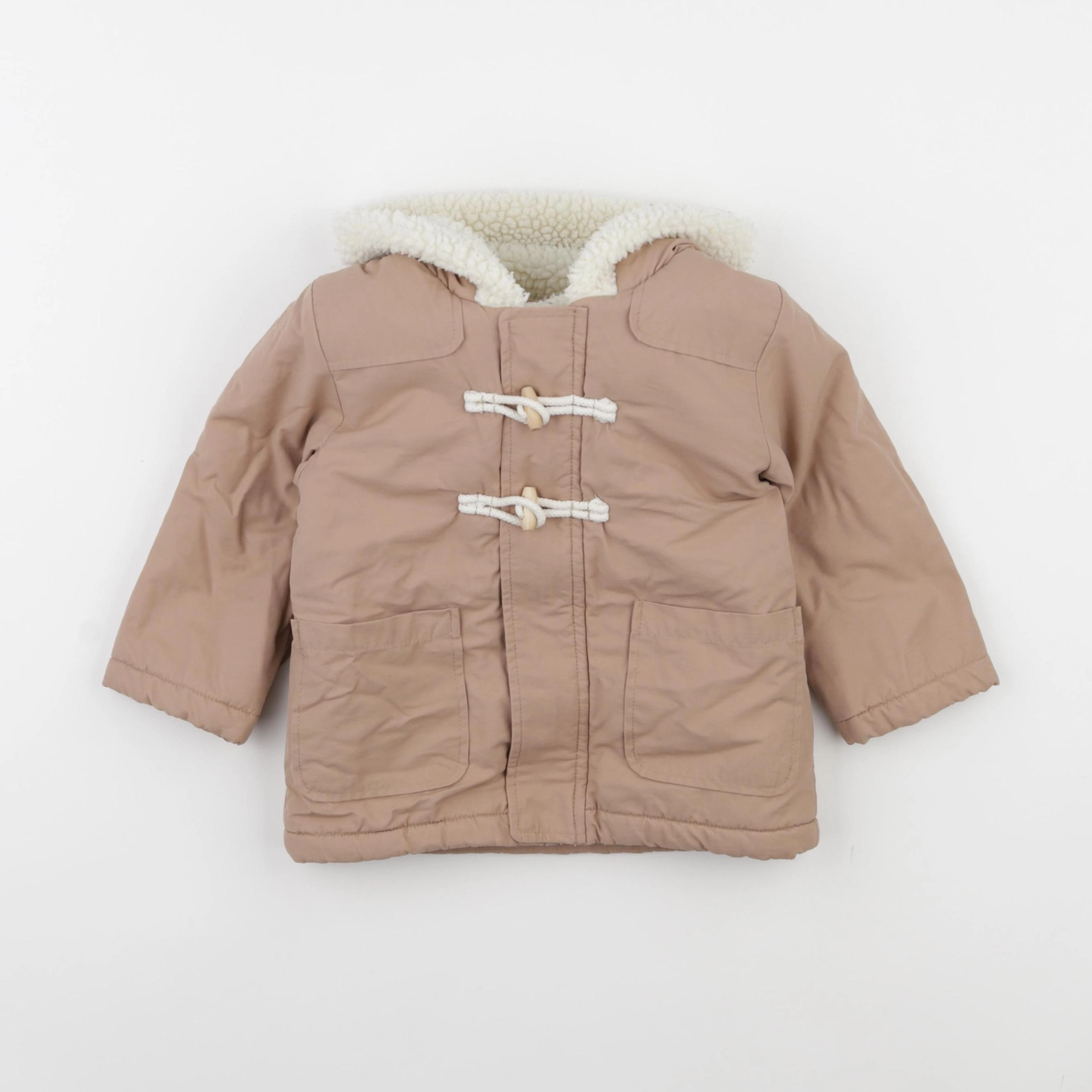 Vertbaudet - manteau marron - 18 mois