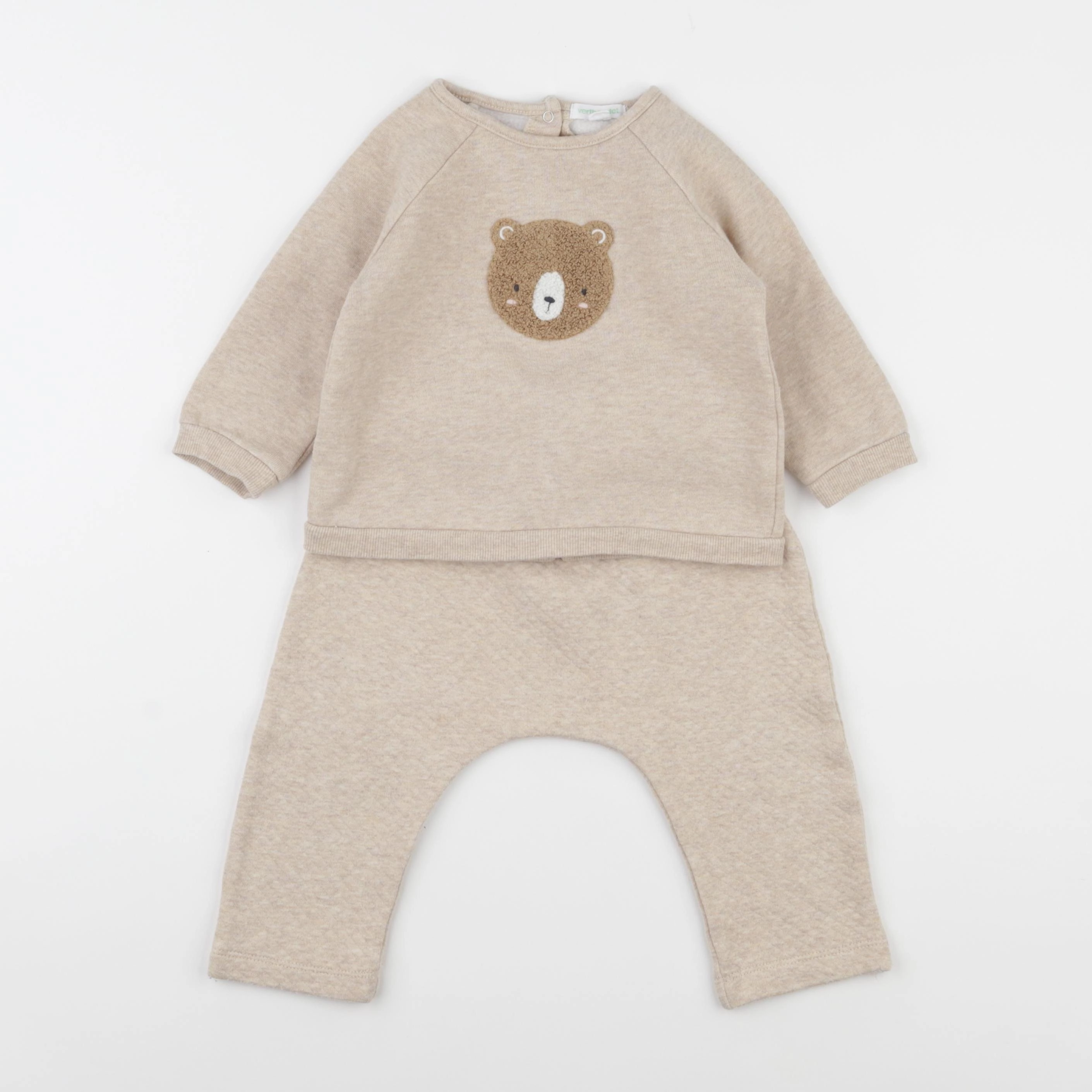 Vertbaudet - ensemble marron - 18 mois