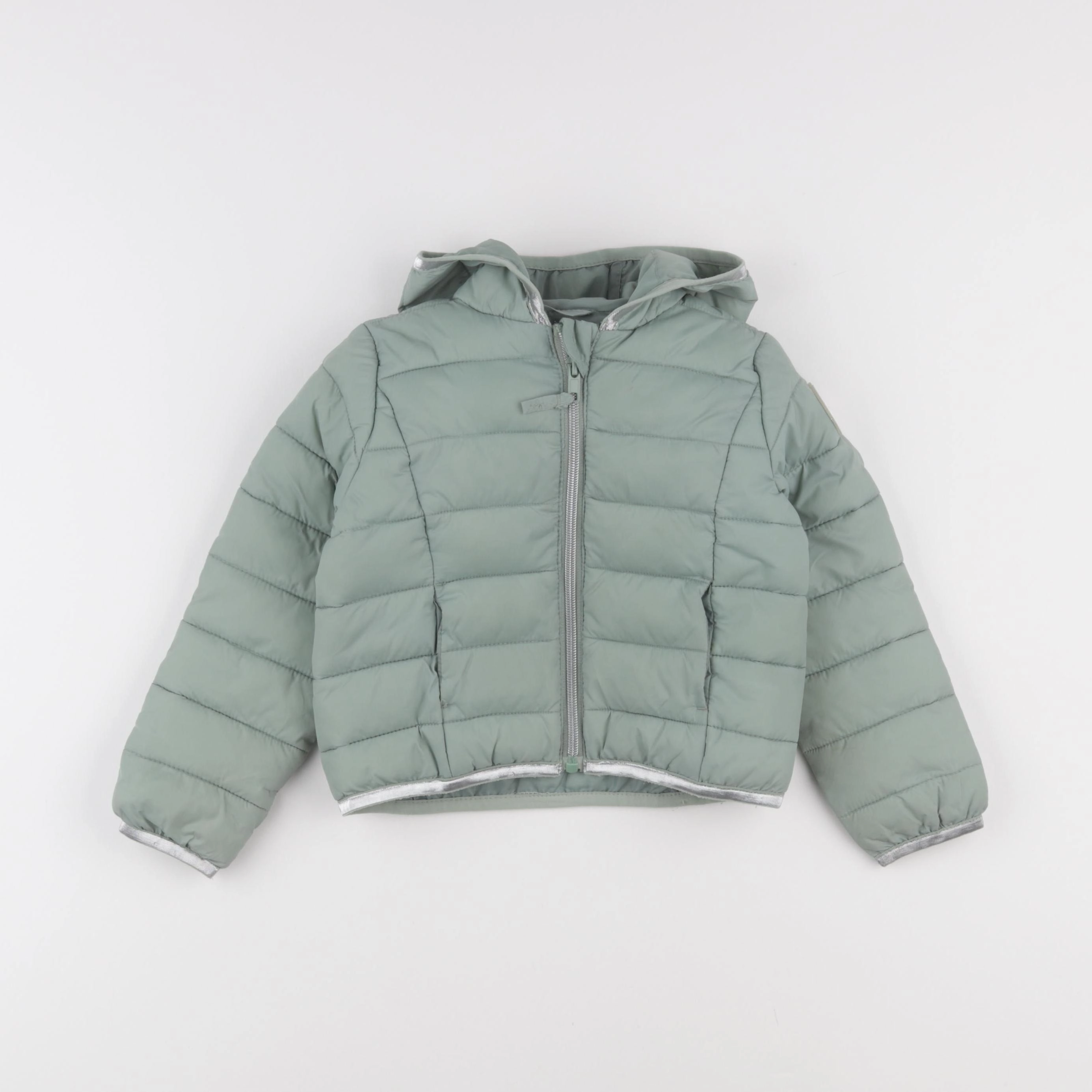 Vertbaudet - doudoune vert - 3 ans