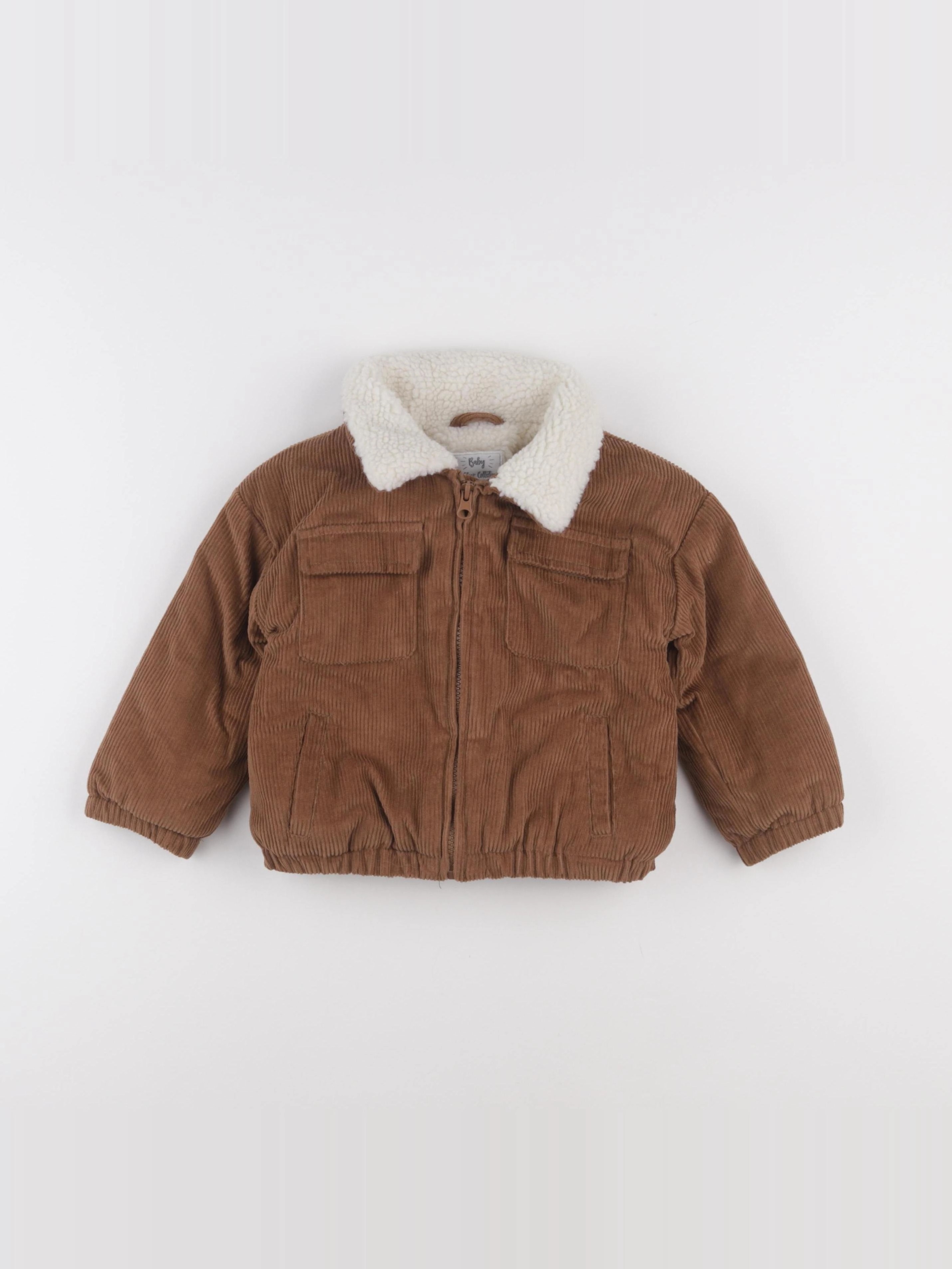 Vertbaudet - veste marron - 3 ans