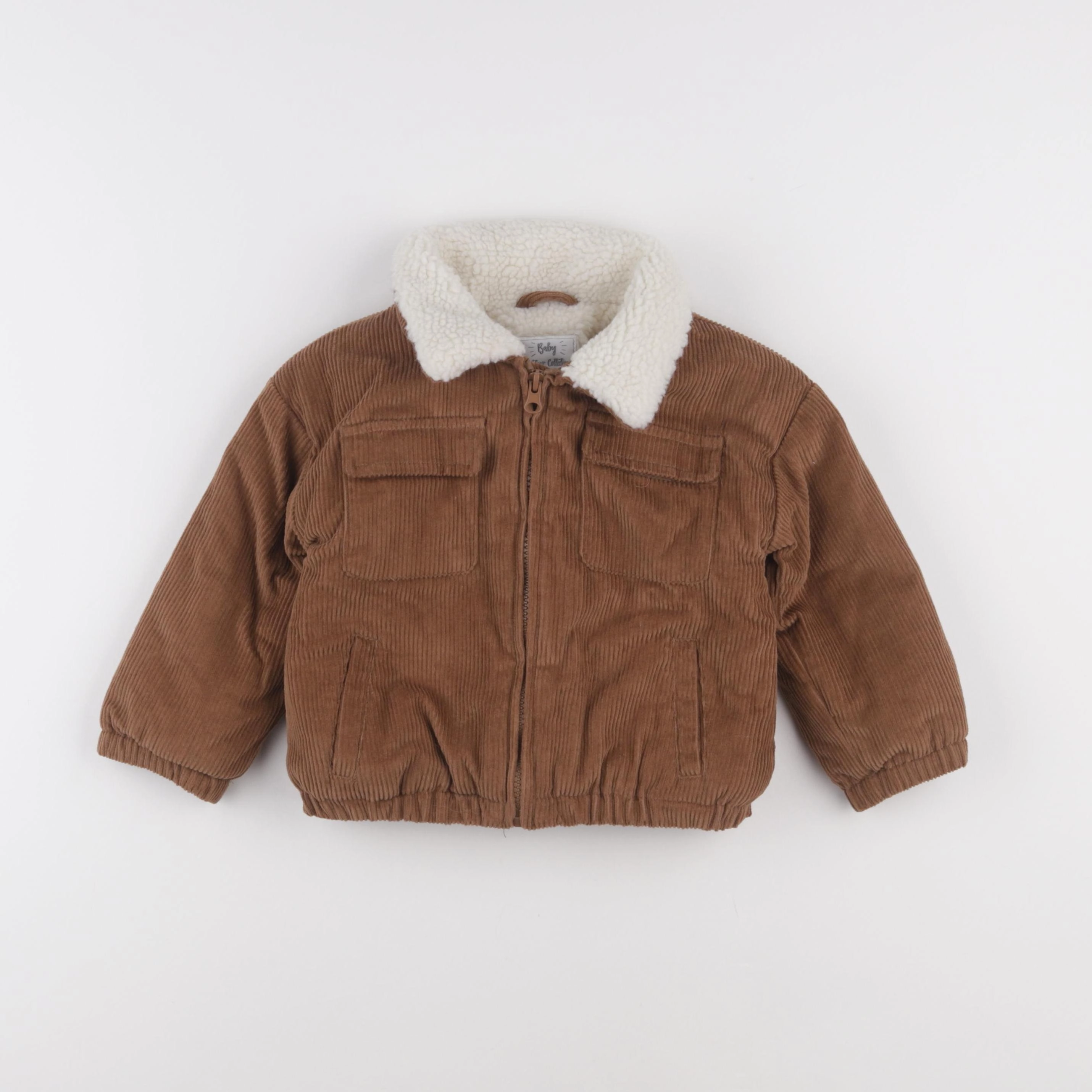 Vertbaudet - veste marron - 3 ans