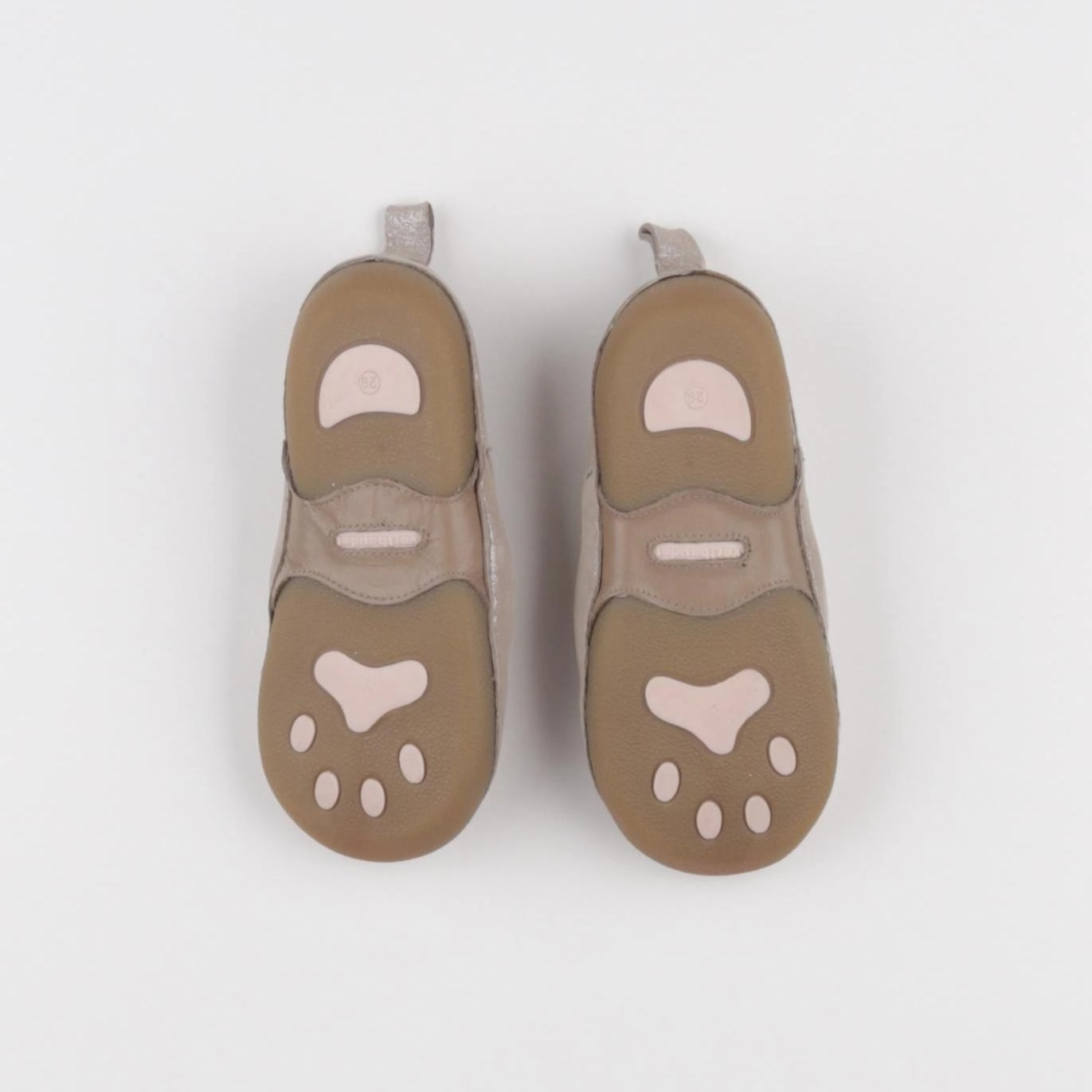 Vertbaudet - chaussons gris, argent - pointure 29