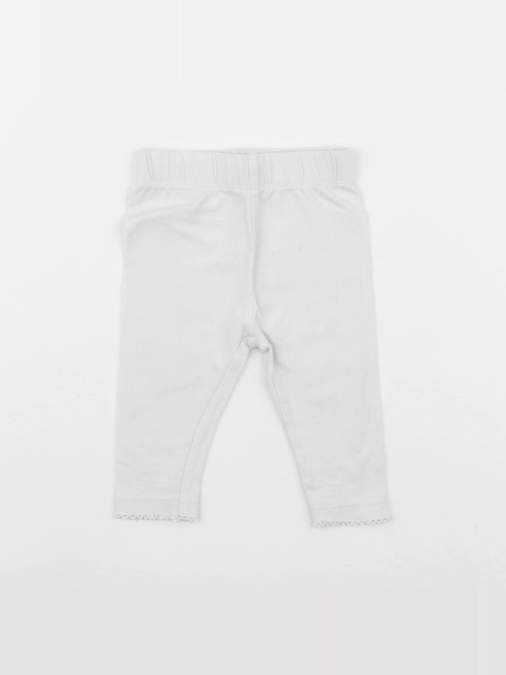 Vertbaudet - legging blanc - 3 mois