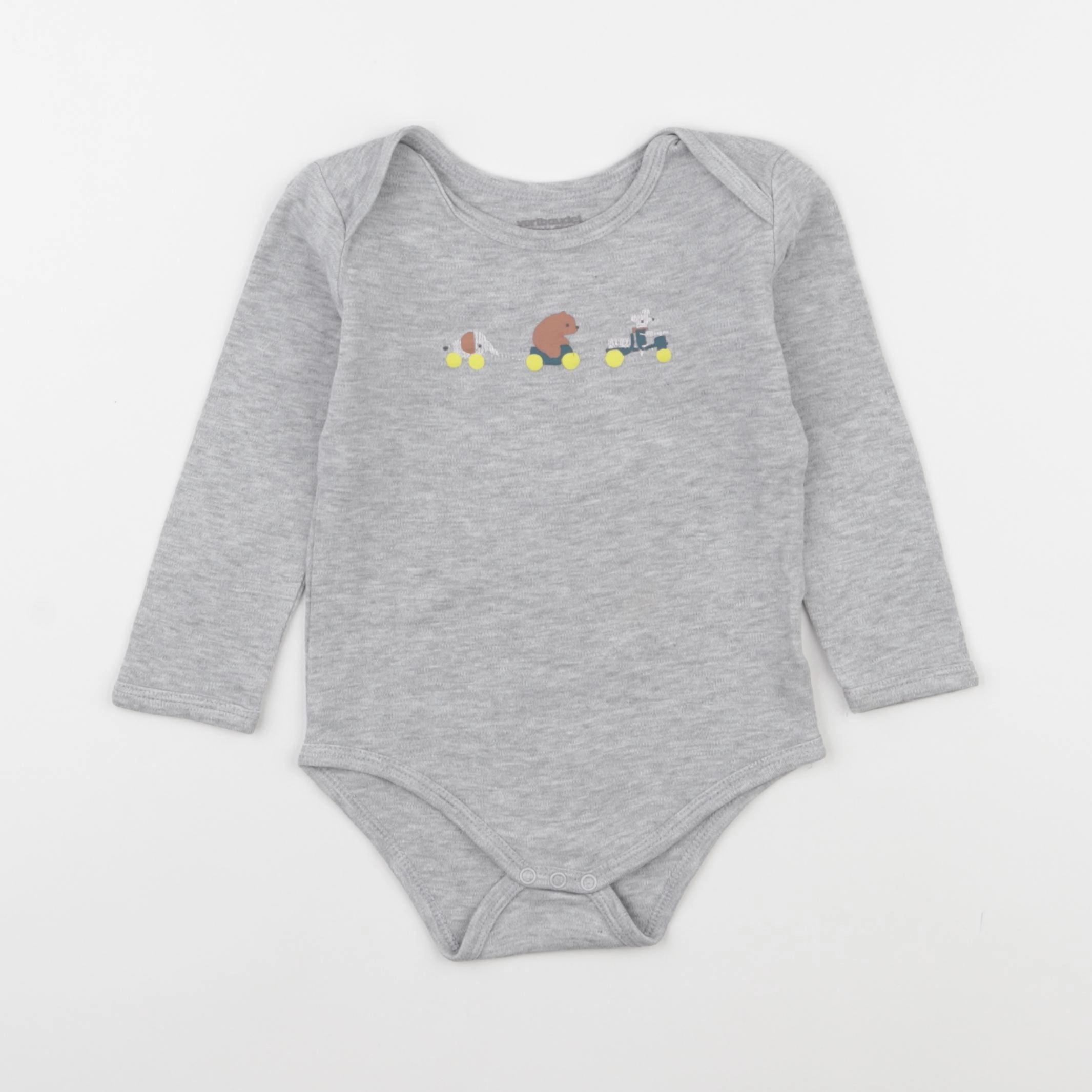 Vertbaudet - body gris - 24 mois