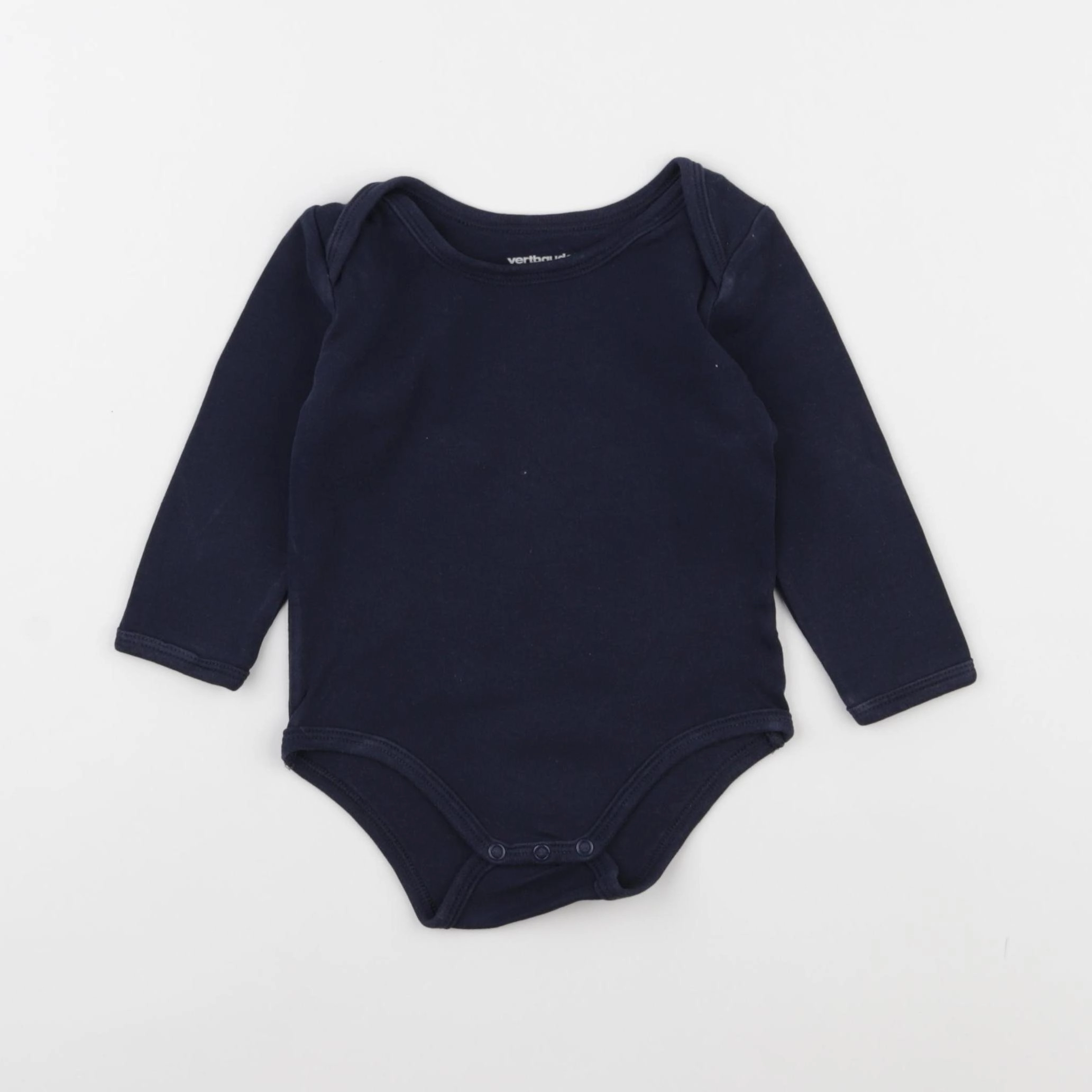 Vertbaudet - body bleu - 12 mois