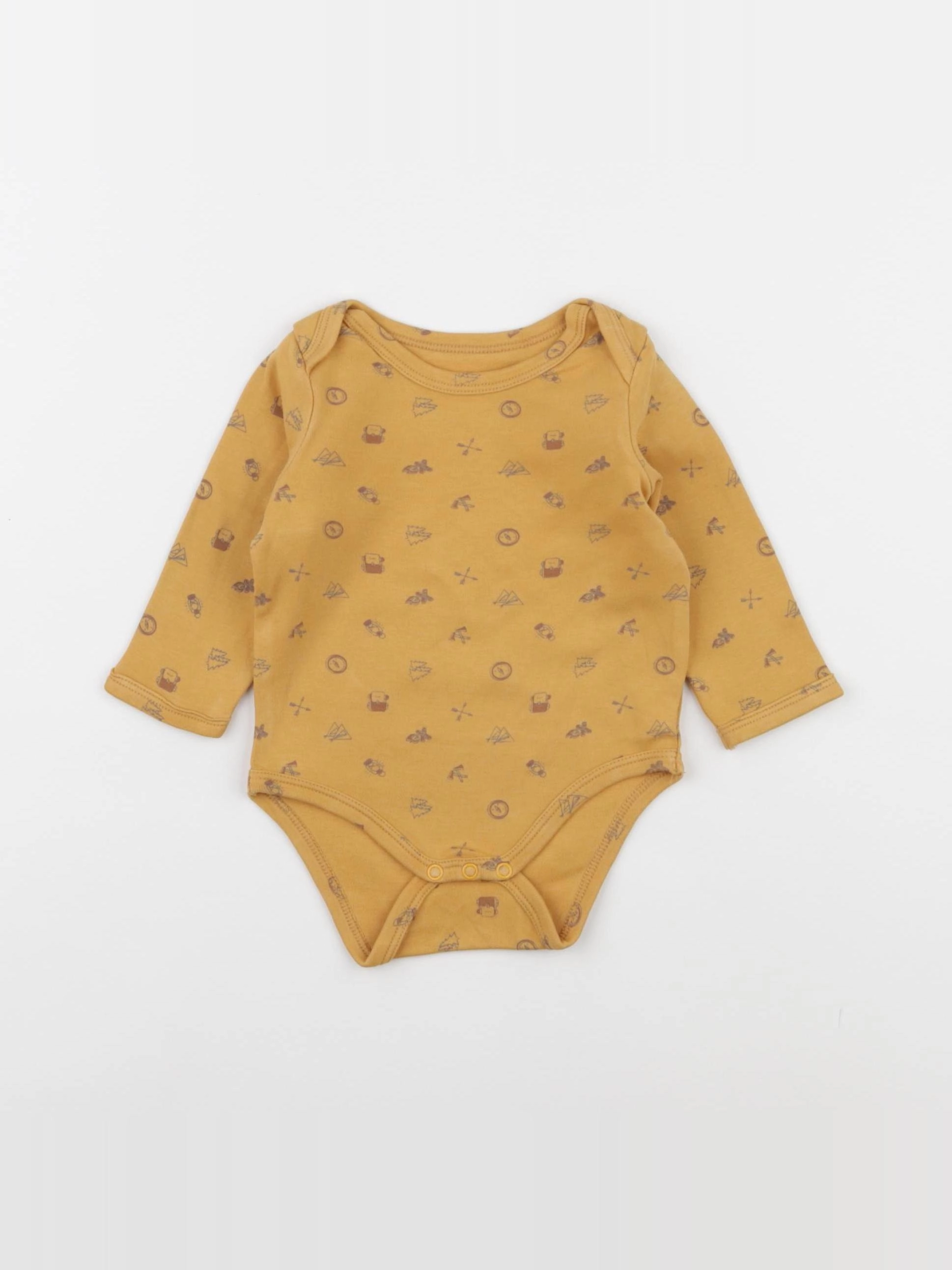 Vertbaudet - body jaune - 6 mois