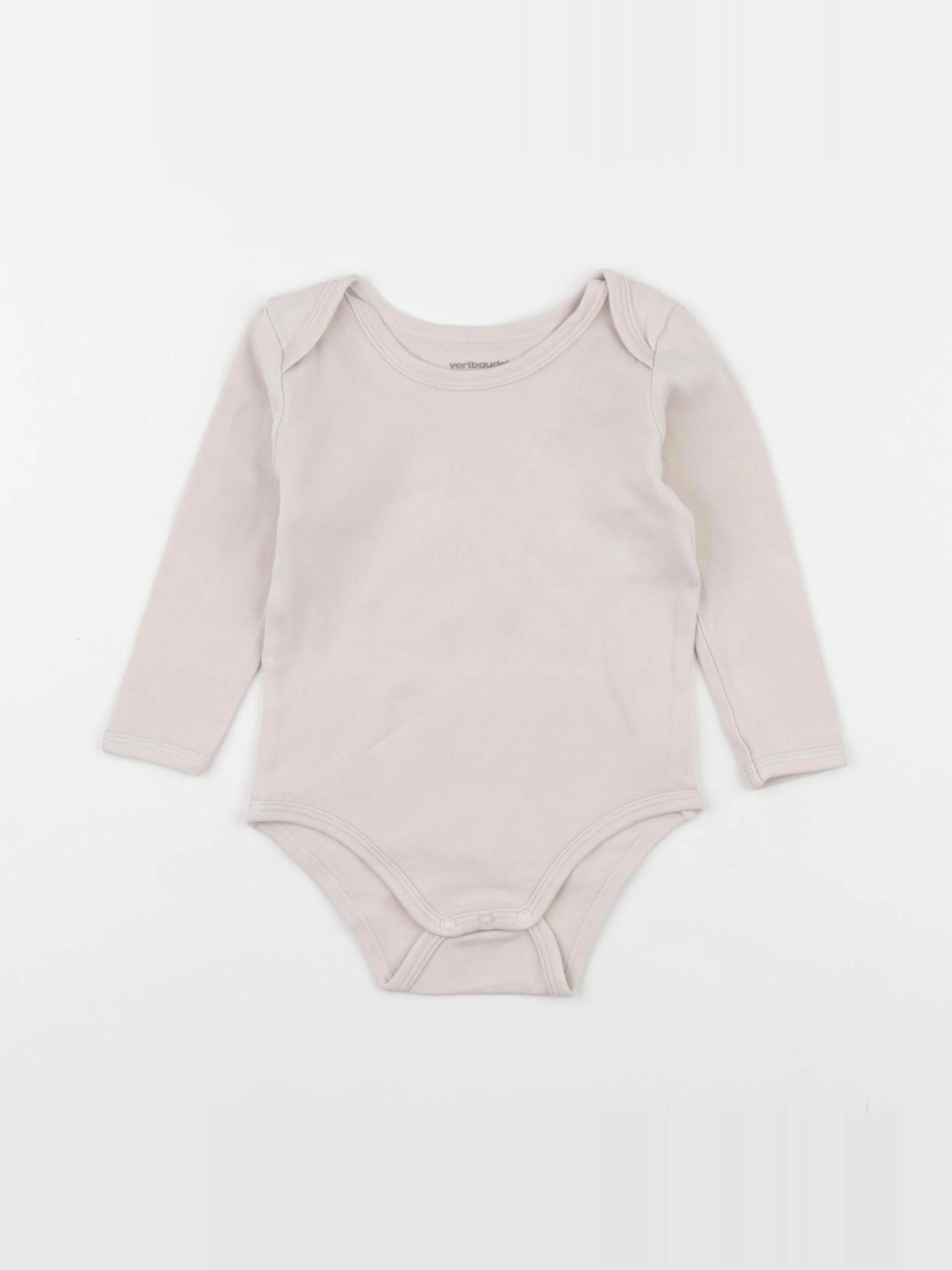 Vertbaudet - body rose - 12 mois