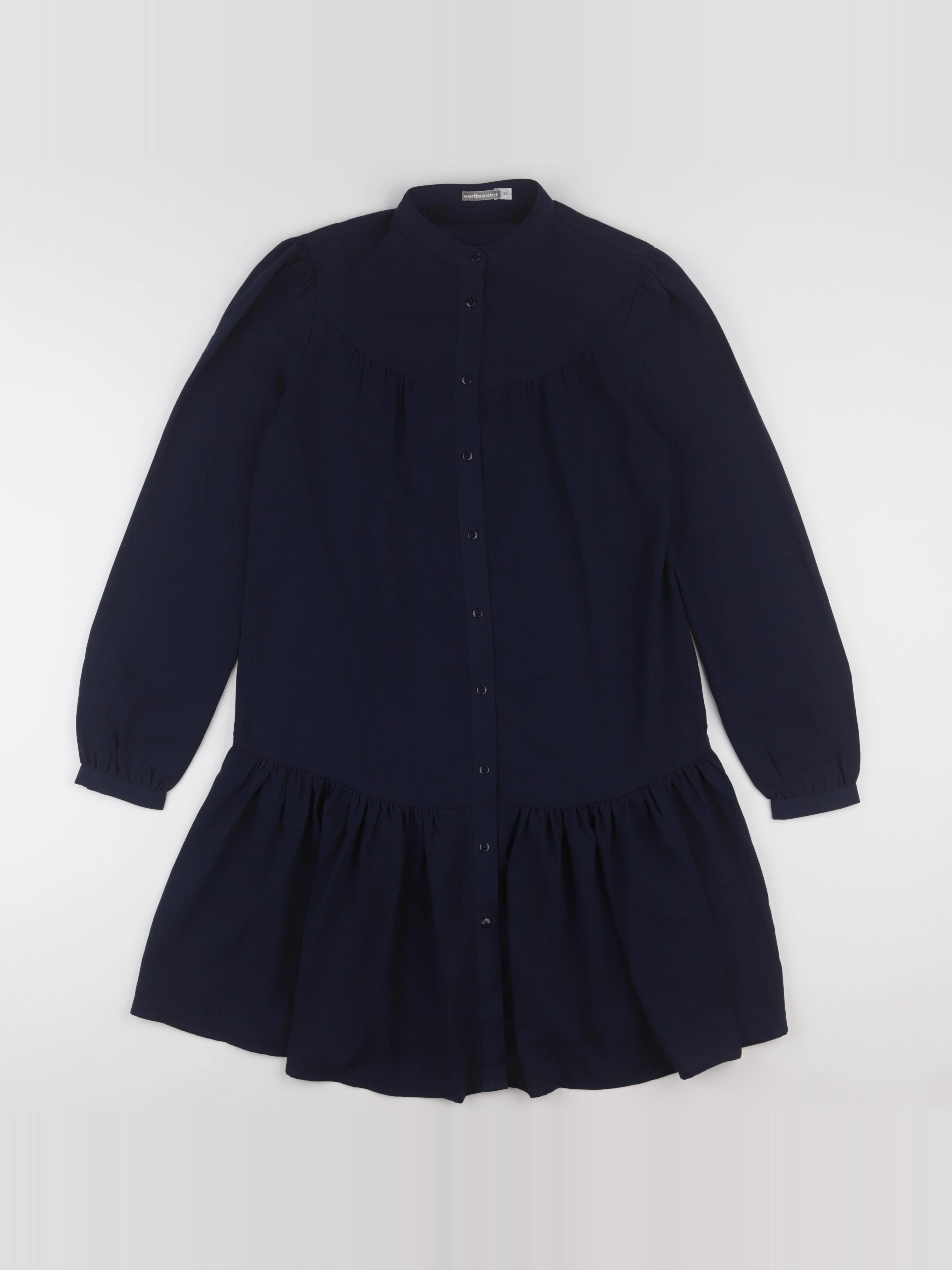 Vertbaudet - robe grossesse, allaitement bleu - 34