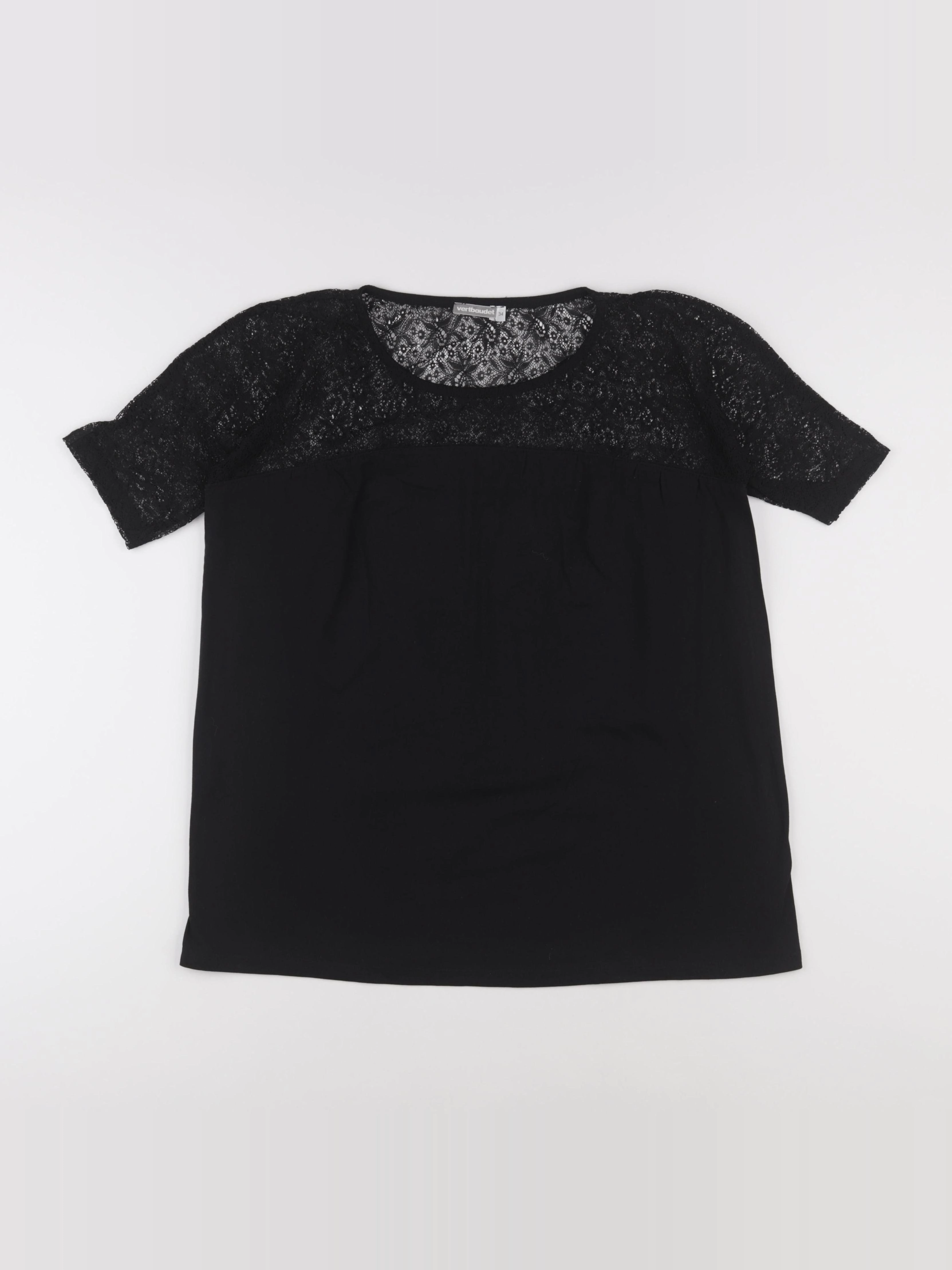 Vertbaudet - tee-shirt grossesse noir - 34