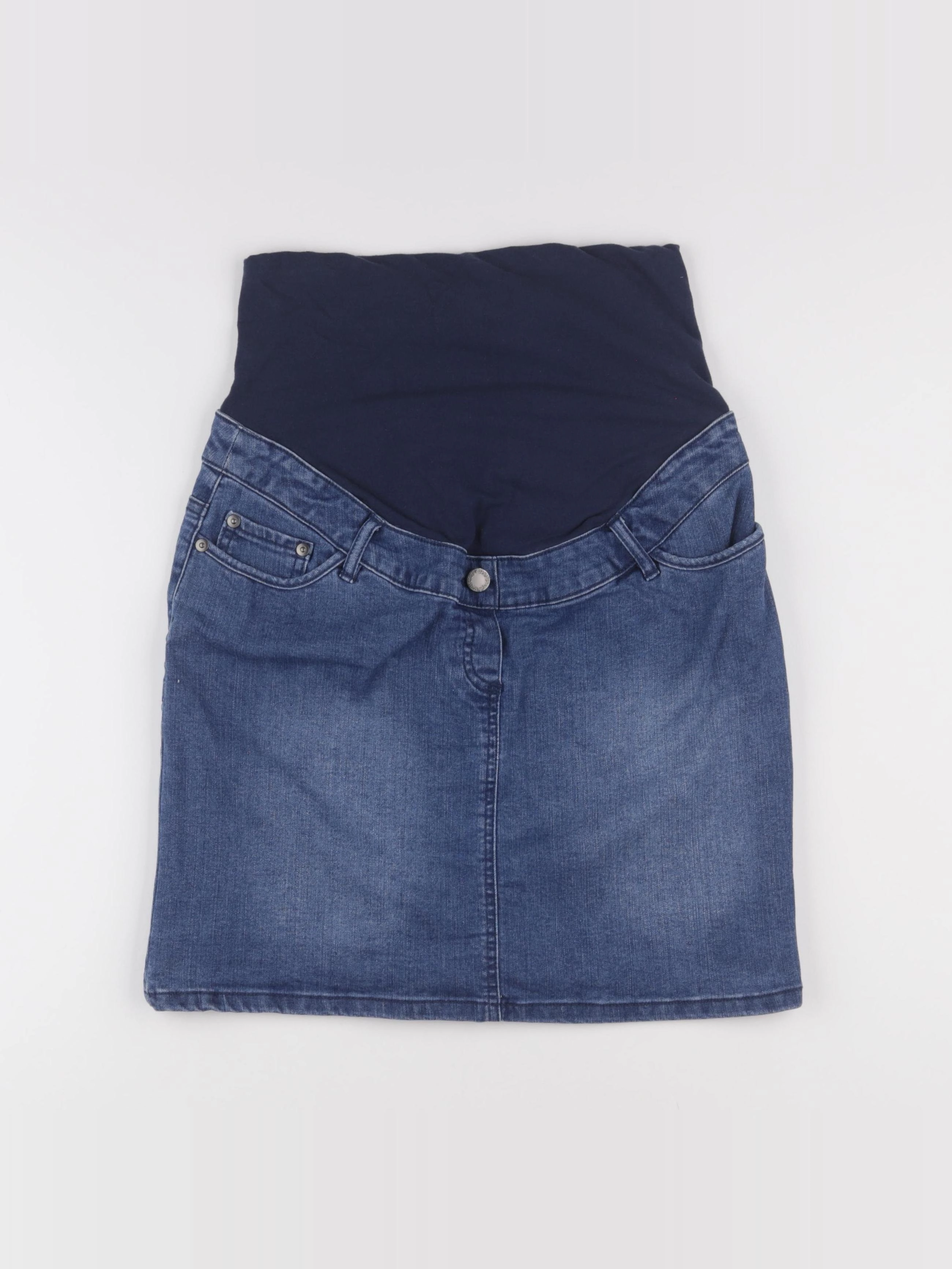 Vertbaudet - jupe grossesse bleu - 36