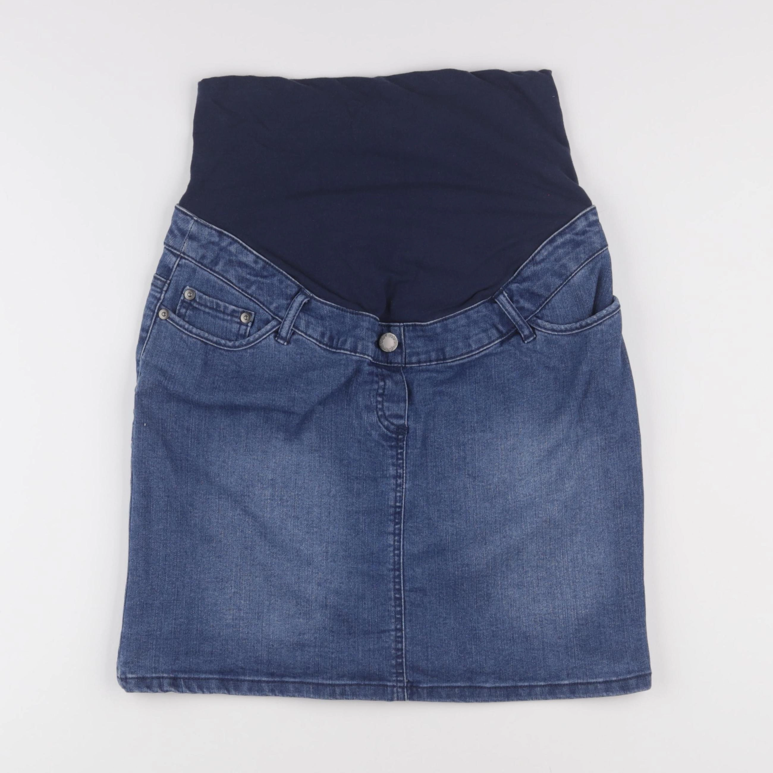 Vertbaudet - jupe grossesse bleu - 36