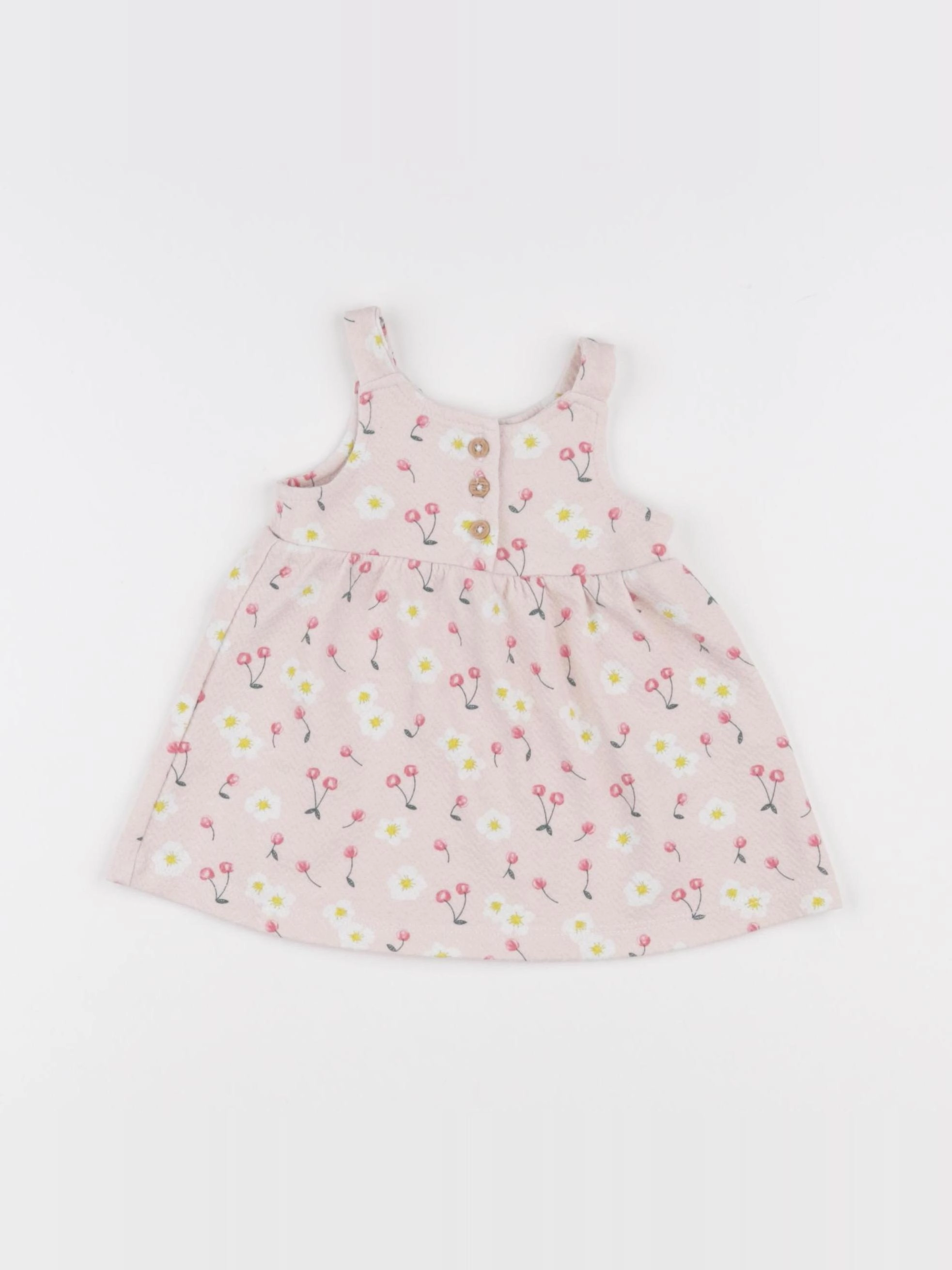Vertbaudet - robe rose - 3 mois