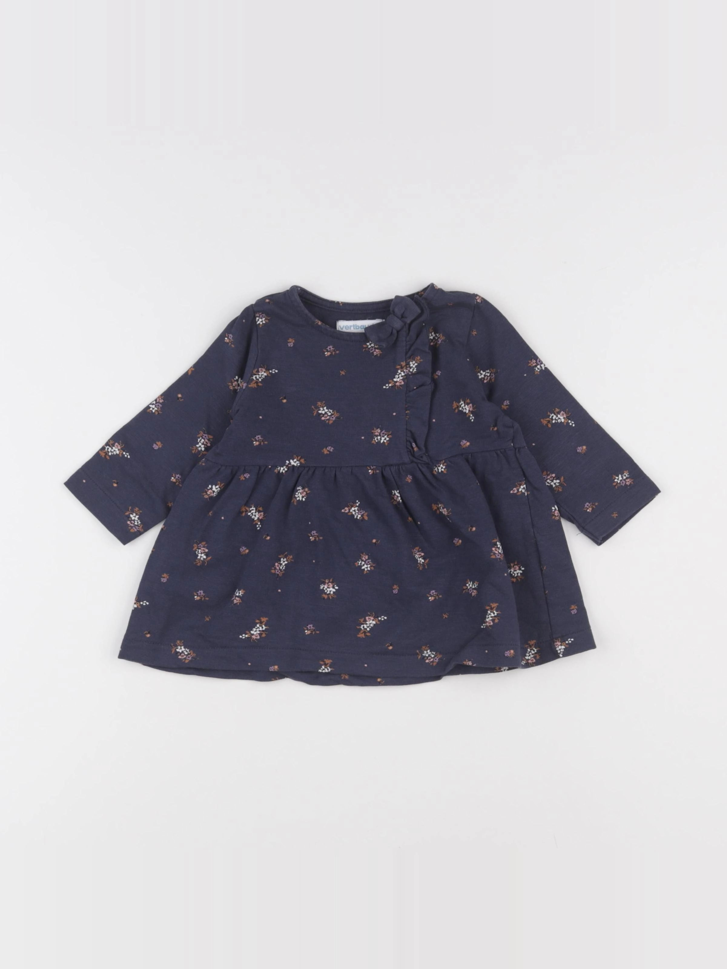 Vertbaudet - robe bleu - 6 mois