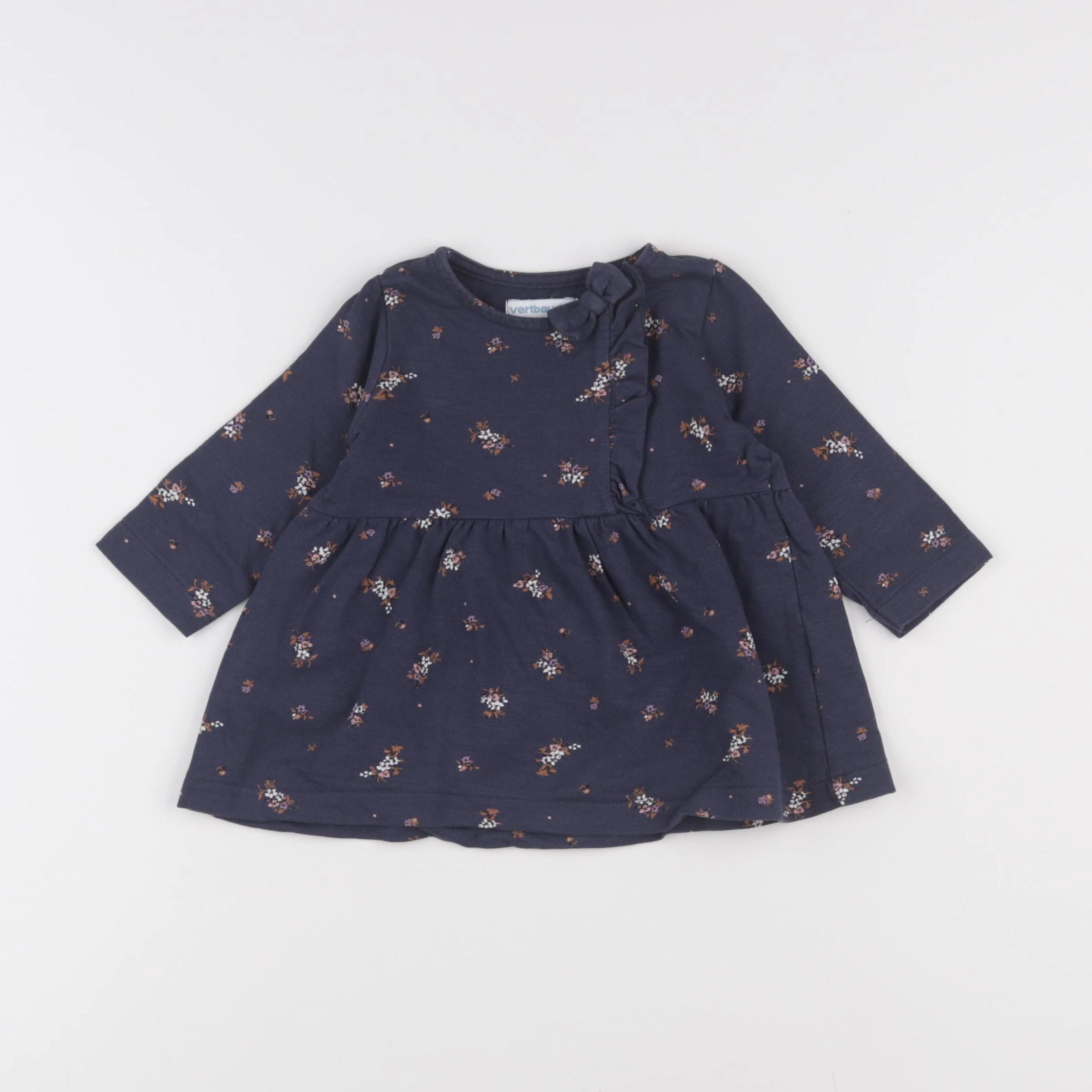 Vertbaudet - robe bleu - 6 mois