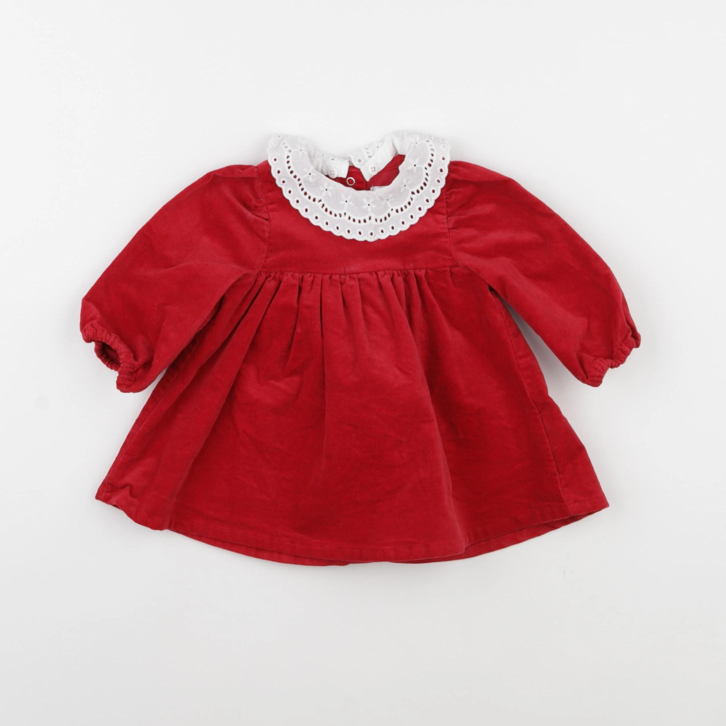 Vertbaudet - robe rouge - 6 mois