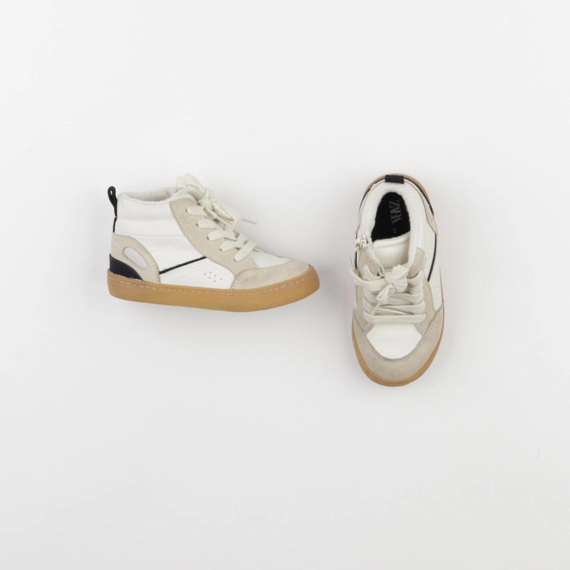Zara - baskets blanc - pointure 24