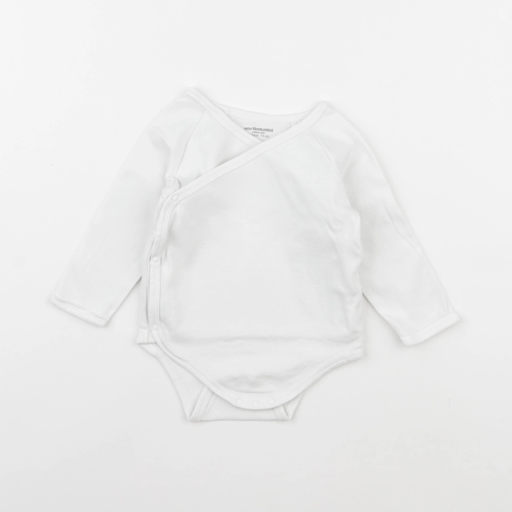 Vertbaudet - body blanc - 12 mois