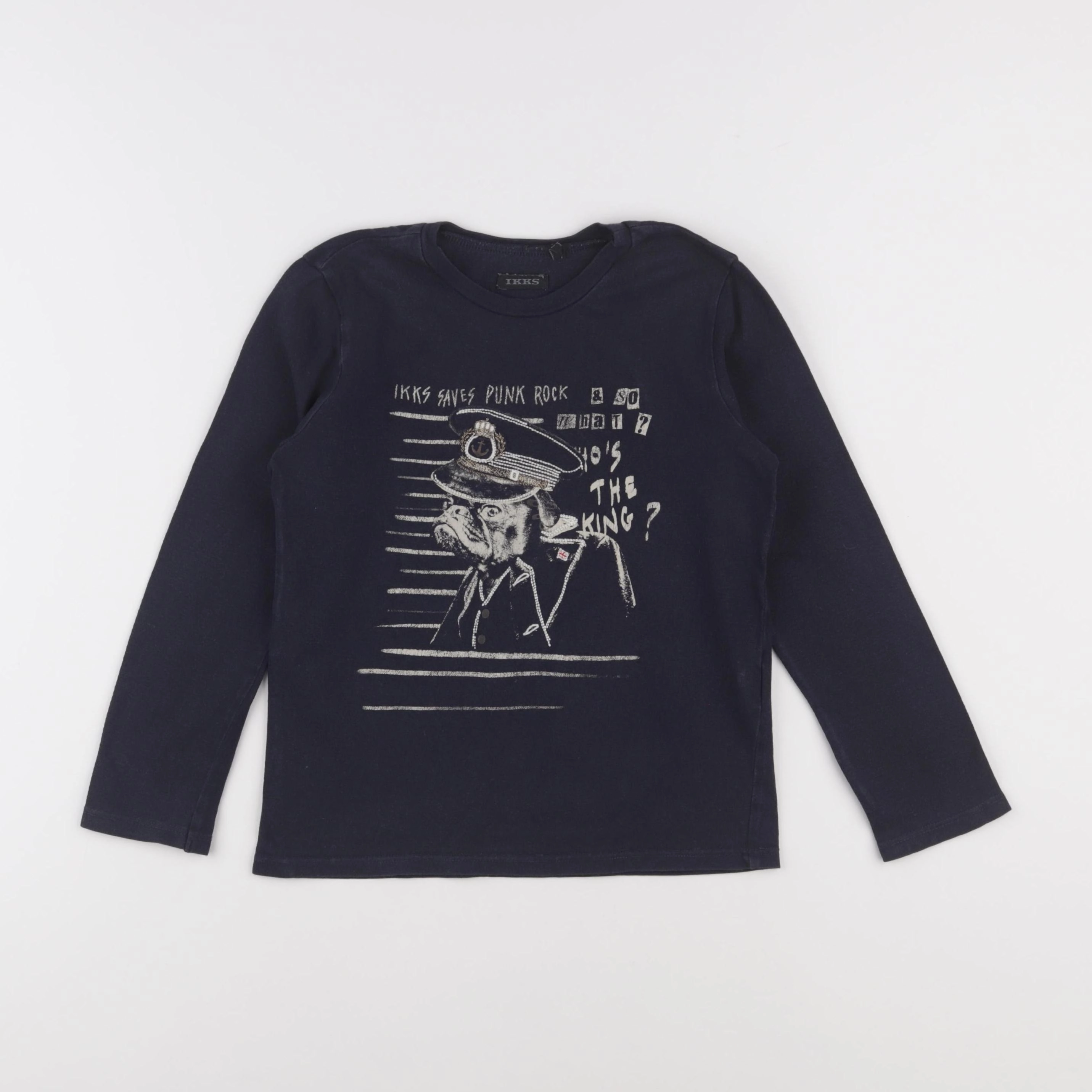 IKKS - tee-shirt bleu - 6 ans
