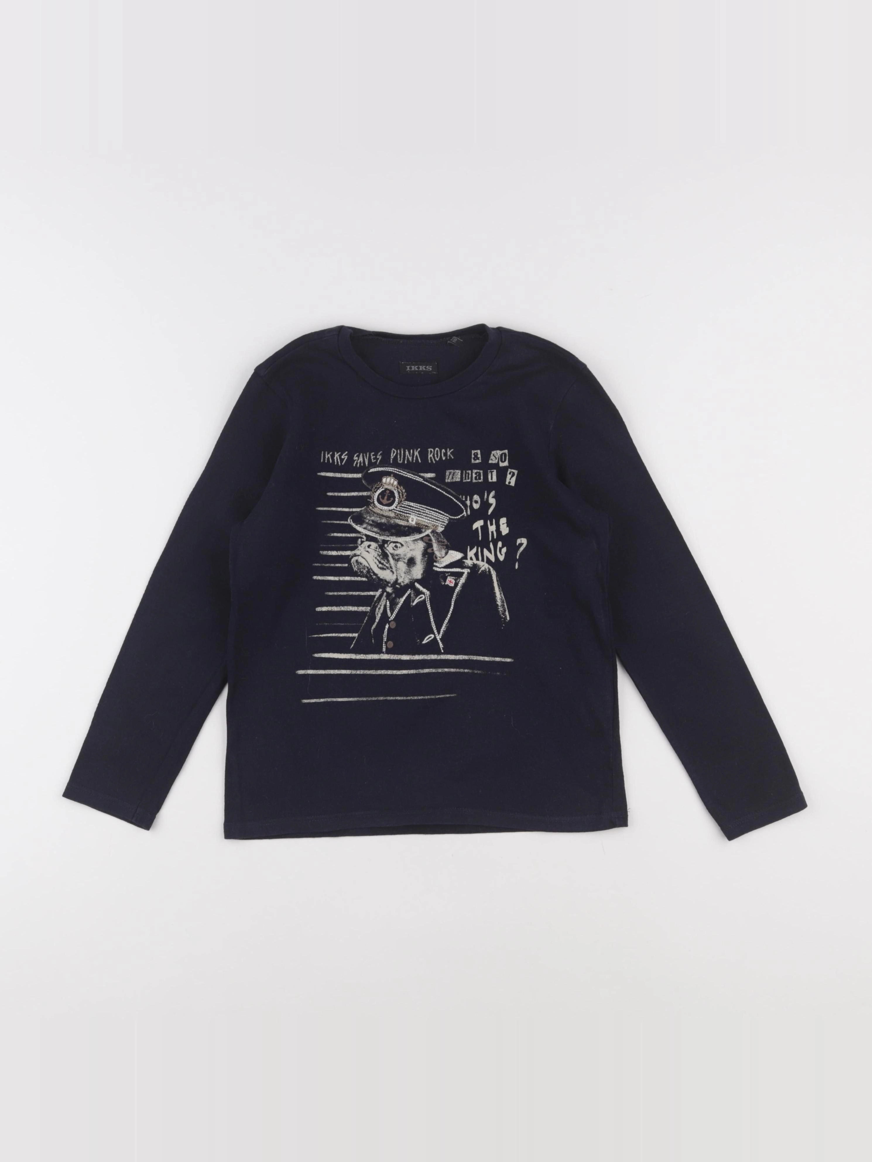 IKKS - tee-shirt bleu - 6 ans