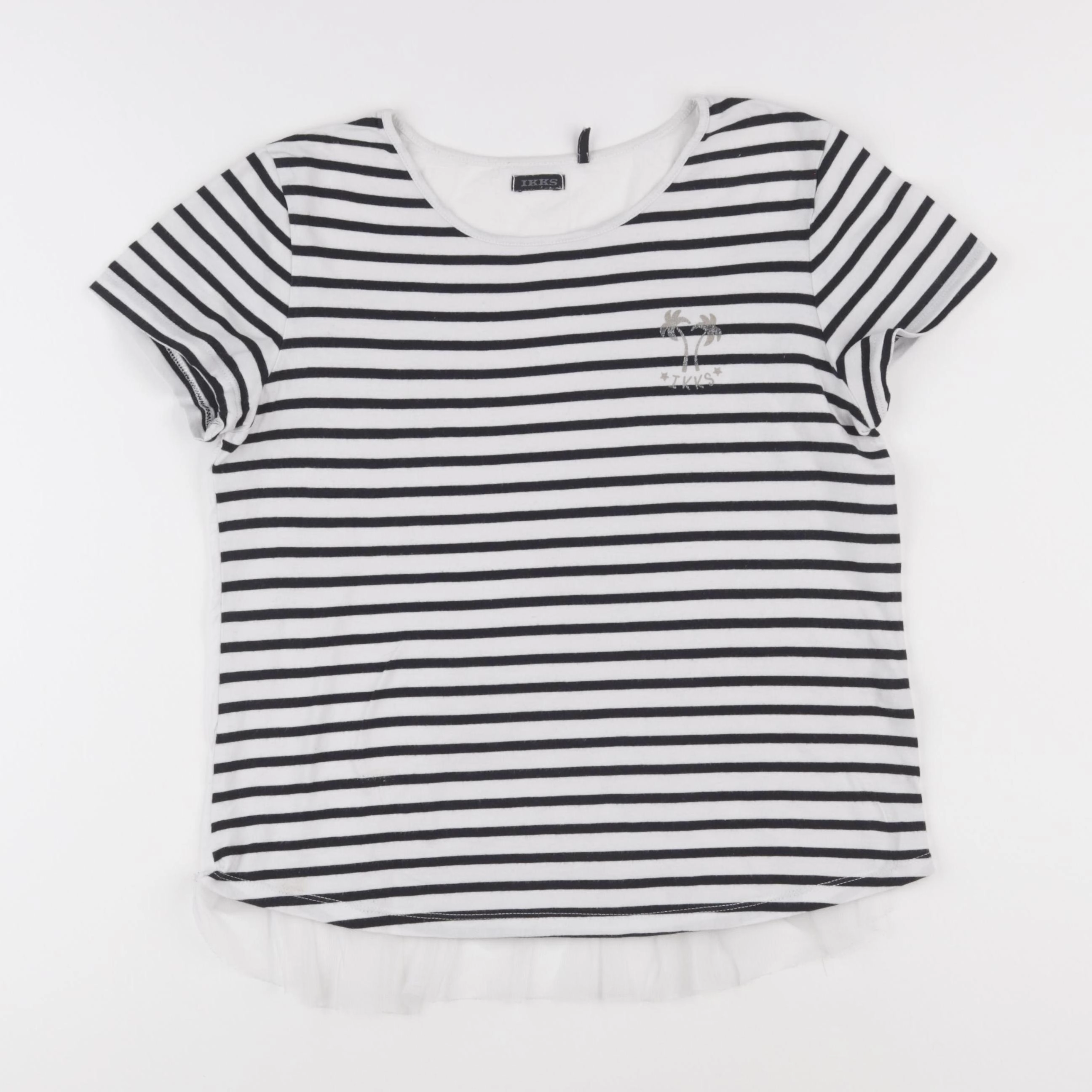IKKS - tee-shirt imprimé au dos blanc, bleu - 14 ans