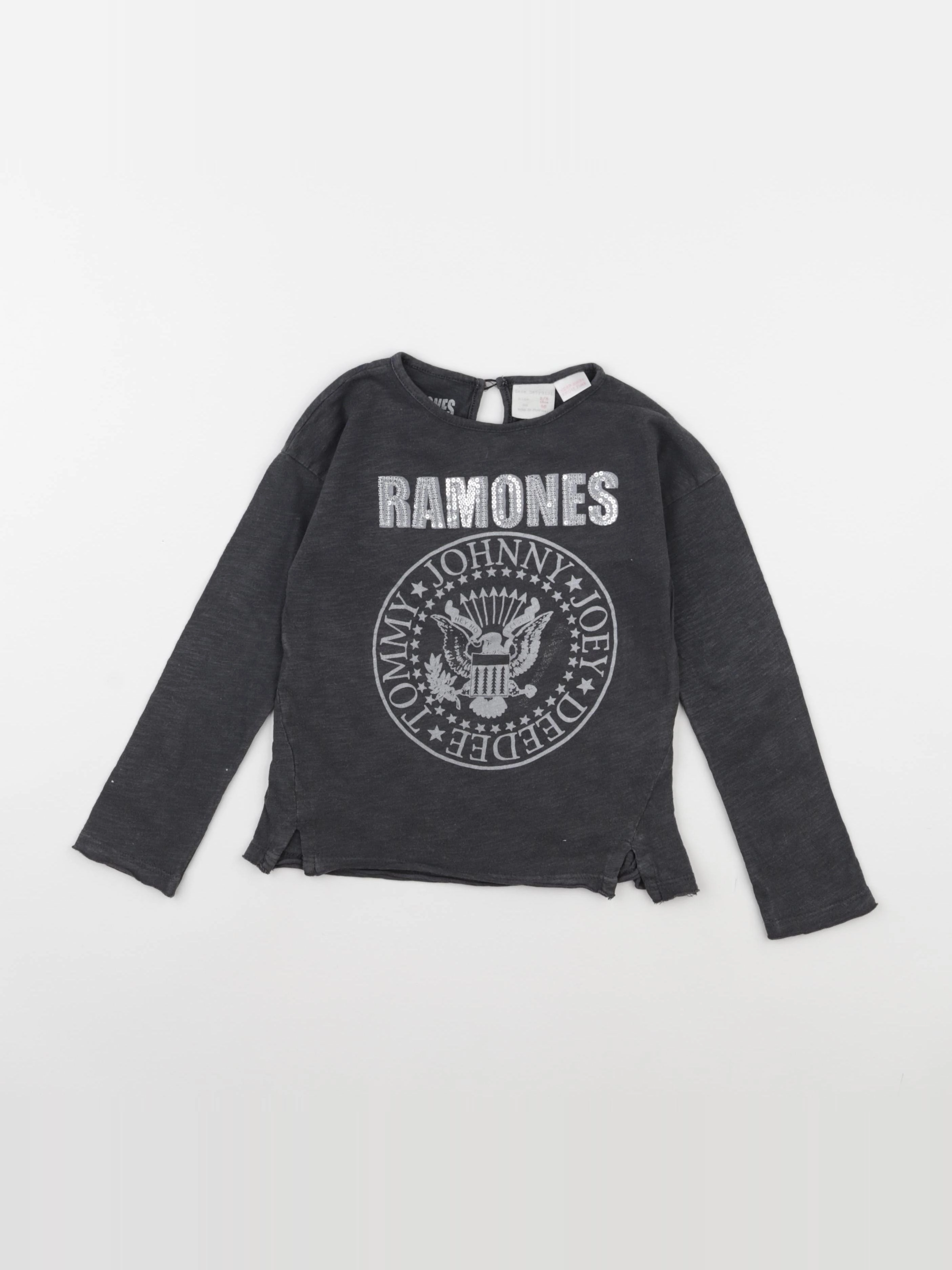 Zara - tee-shirt gris - 2/3 ans