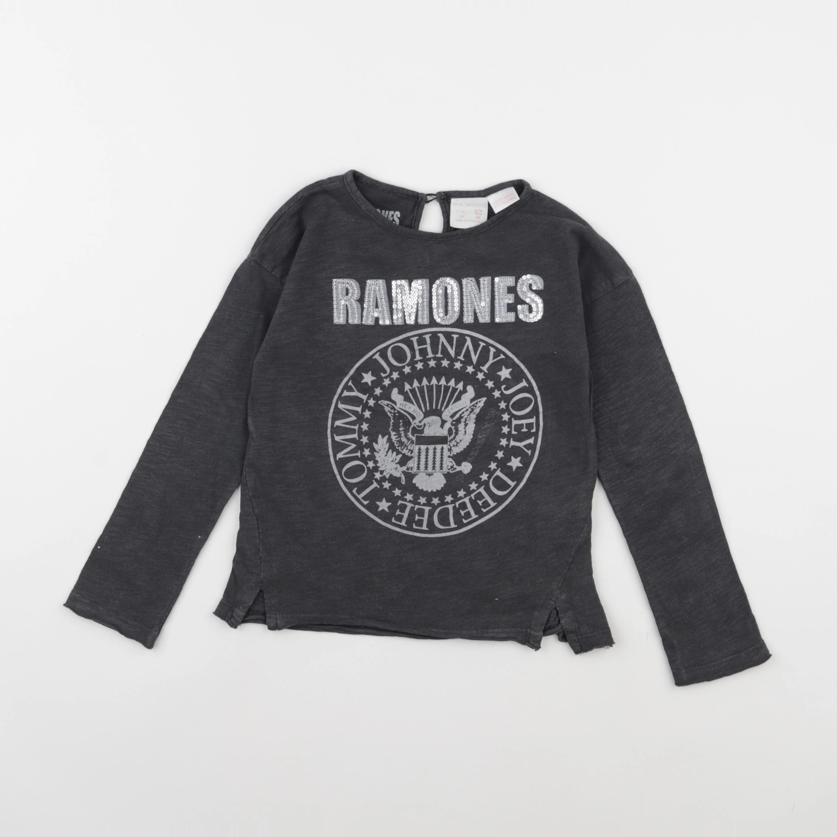 Zara - tee-shirt gris - 2/3 ans