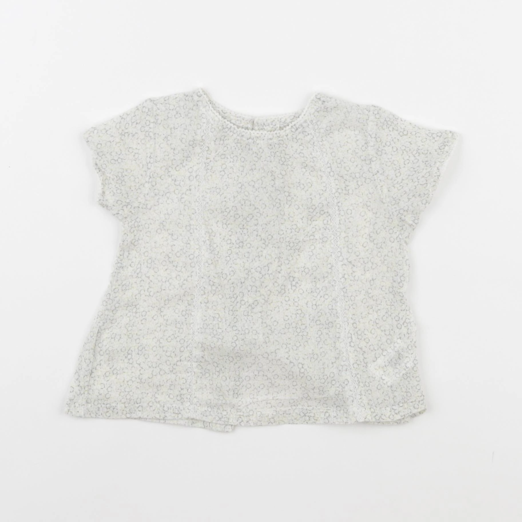 Boutchou - blouse gris - 6 mois