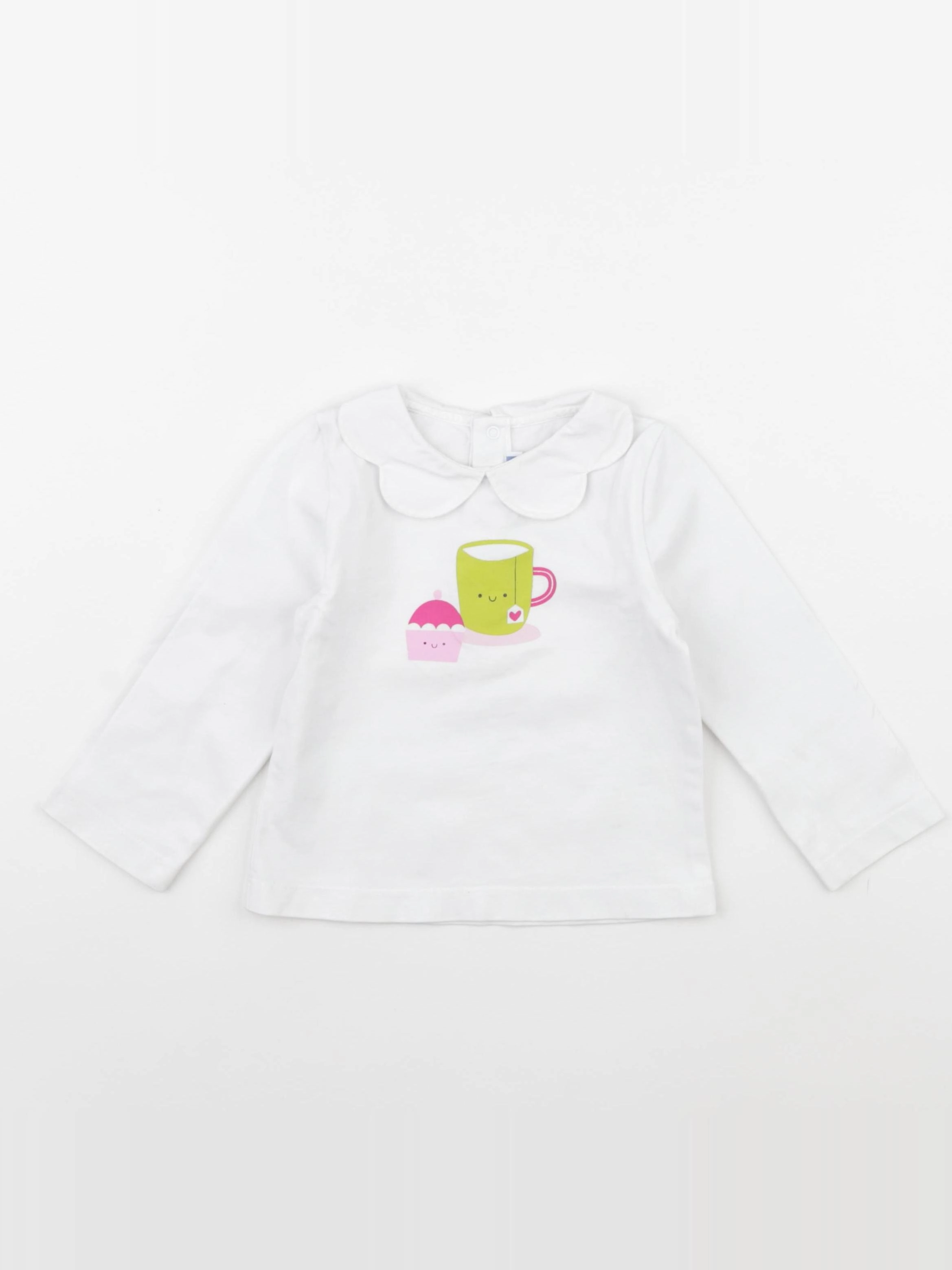 Jacadi - tee-shirt blanc - 24 mois