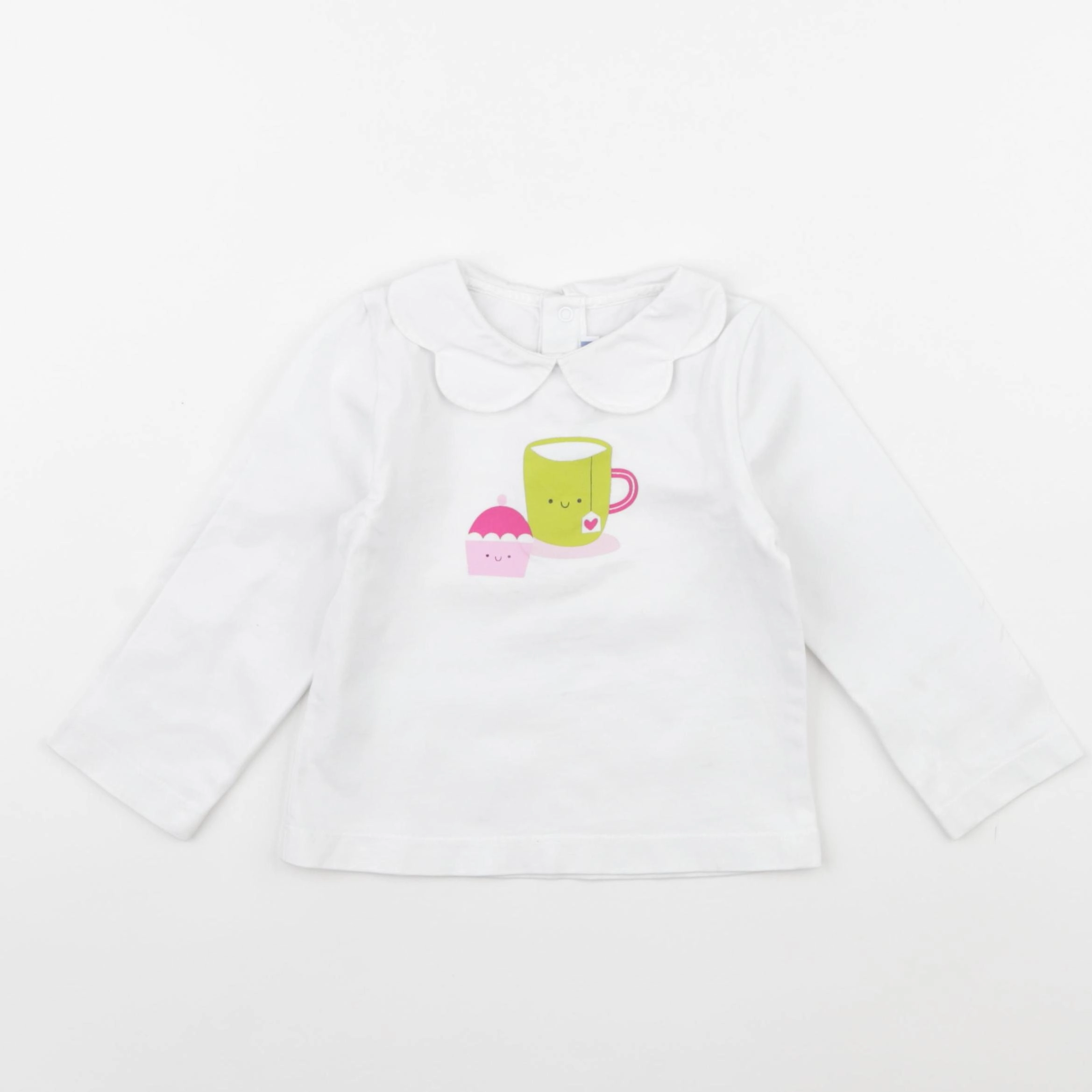 Jacadi - tee-shirt blanc - 24 mois