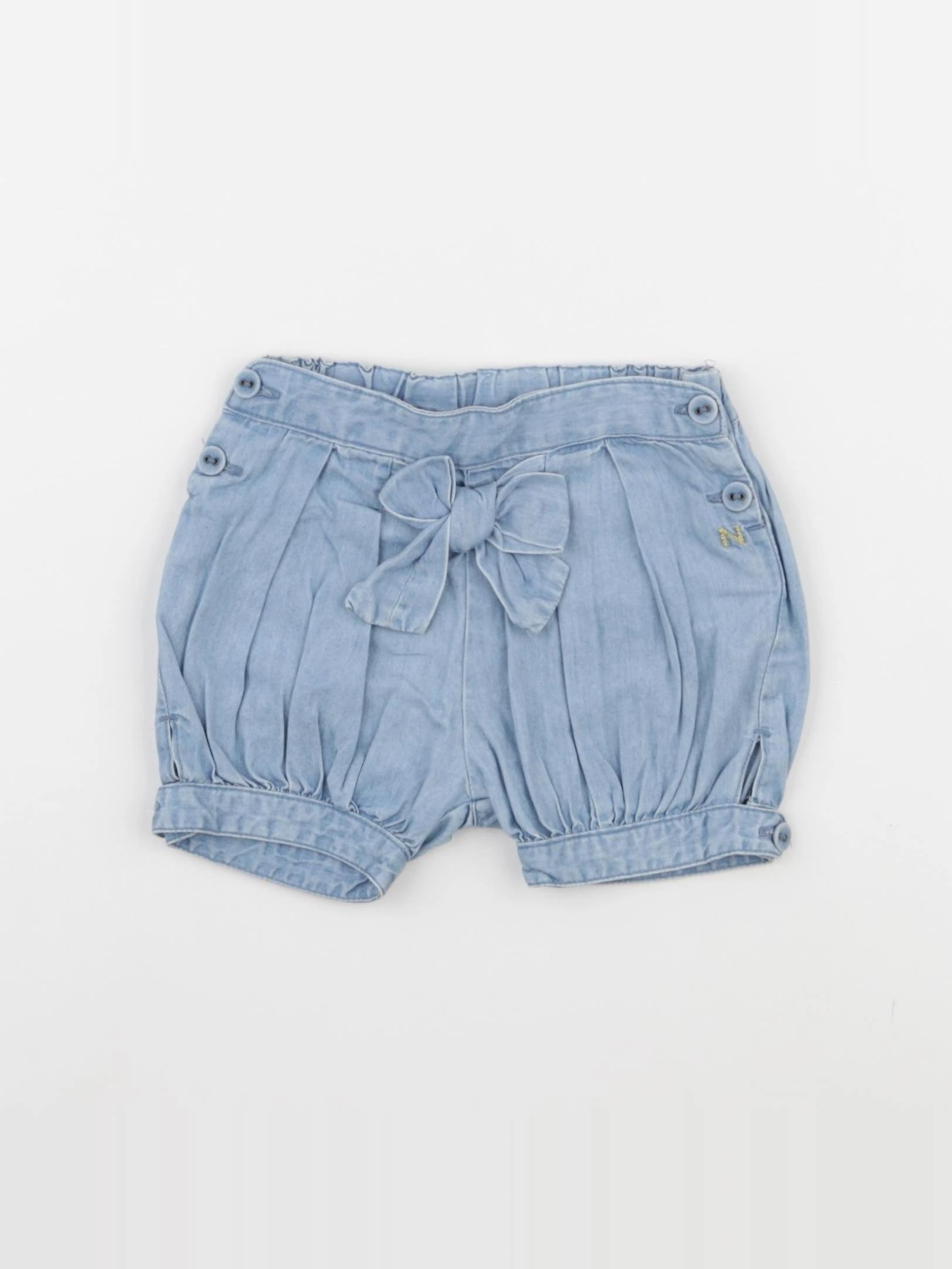 Natalys - short bleu - 6 mois