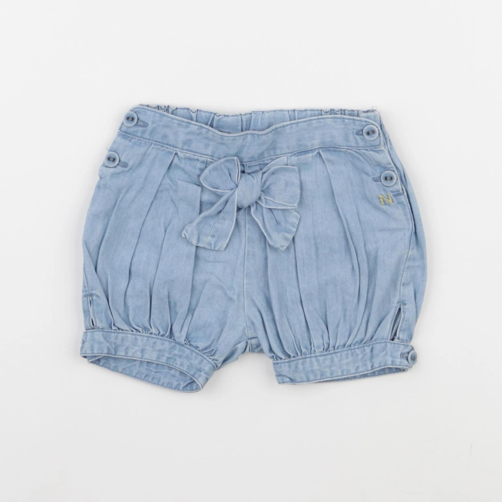 Natalys - short bleu - 6 mois