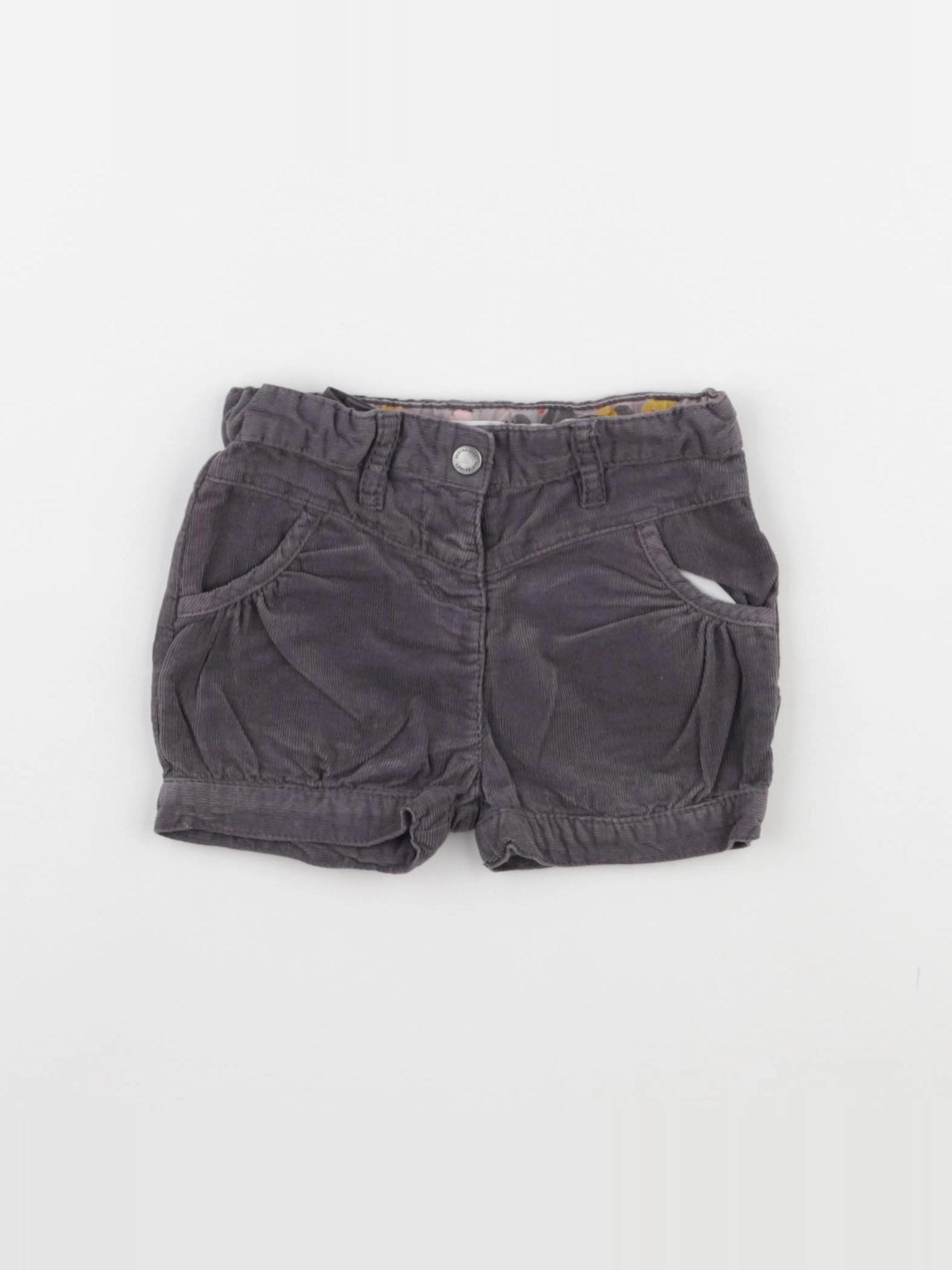 Vertbaudet - short gris - 6 mois