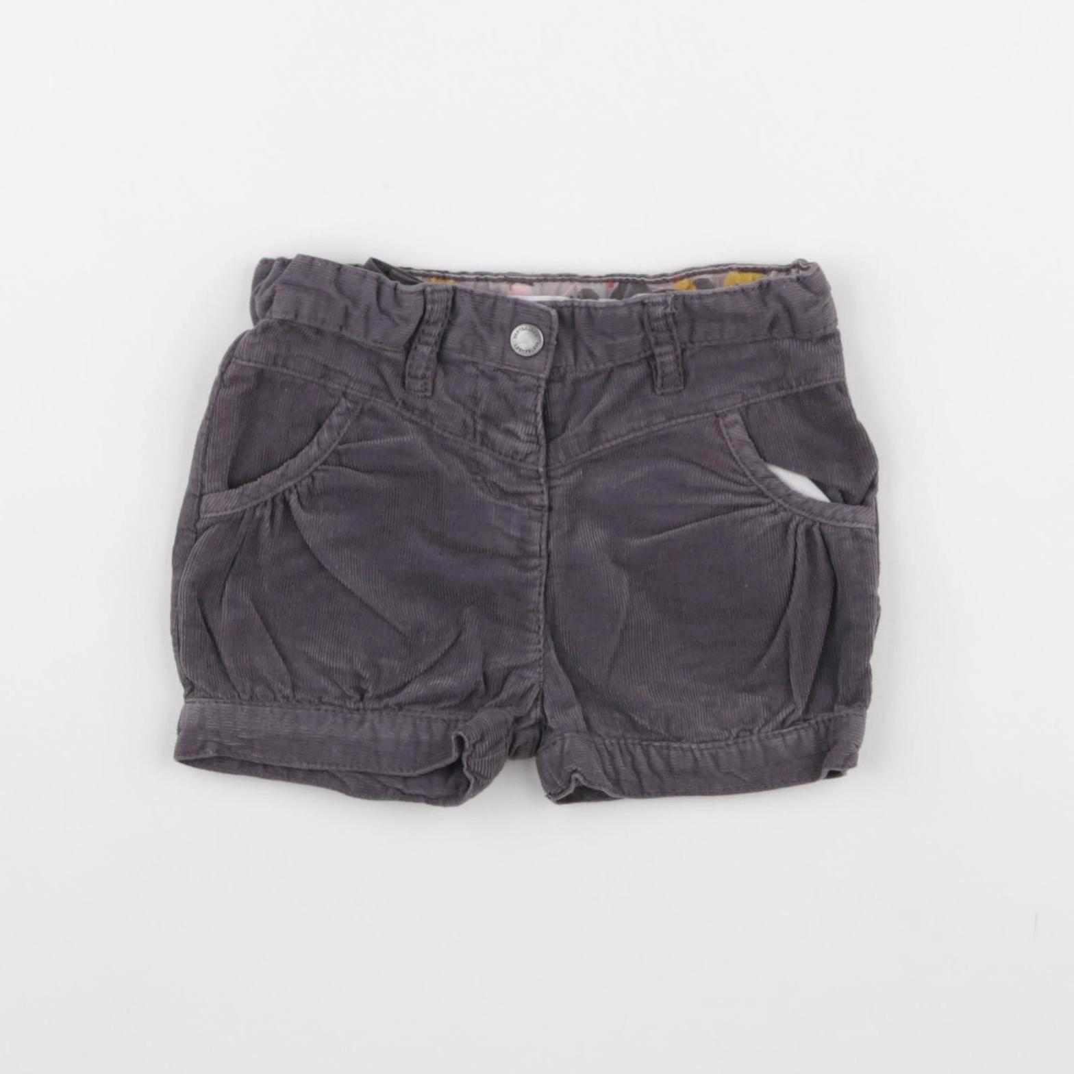 Vertbaudet - short gris - 6 mois