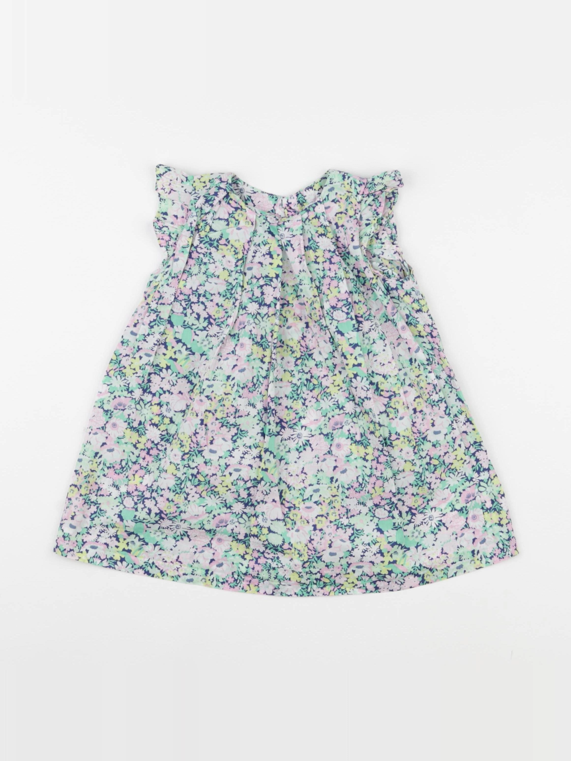Jacadi - robe liberty multicolore - 18 mois